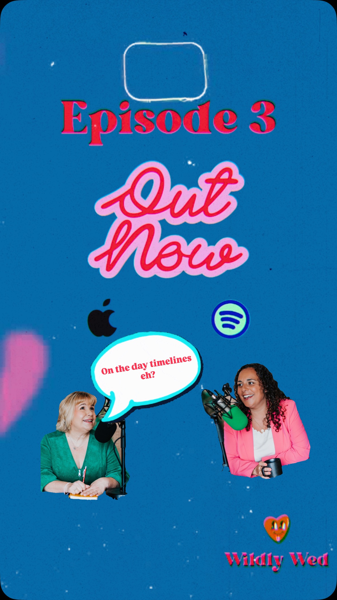 Are you ready? Episode 3 is out now & we are talking about scams, on the day timelines and much more.
How much time does every element of the day take? What should you be considering in your planning and how to avoid being ripped off.
To tune in follow the link in bio or search ‘Wildly Wed Pod’ on Apple or Spotify. Give us a follow and review if you’re feeling kind 🥰
#wildlywedpod #weddingpodcast #weddingplanning #weddingplanningpodcast