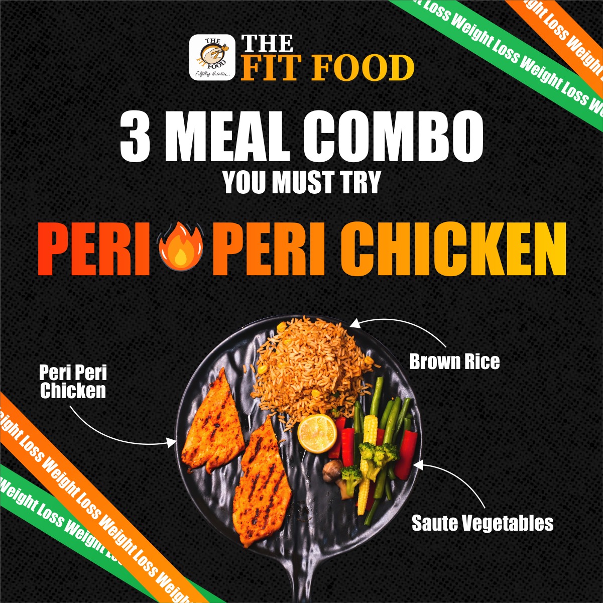 "3 Meal Combo You Must Try!
Peri Peri Chicken + Brown Rice + Sauteed Vegetables
Get ready for a flavor explosion!
Peri Peri Chicken: Spicy, smoky, and utterly delicious!
Brown Rice: Nutritious, fluffy, and pairs perfectly with our Peri Peri Chicken!
Sauteed Vegetables: Fresh broccoli, carrots, and bell peppers, sautéed to perfection!
Try this combo today and taste the magic!
#periperichicken #mealcombo #healthyeating #surabayafoodies #yumm