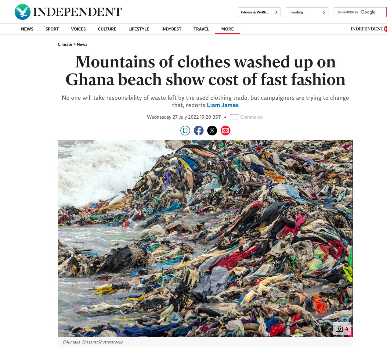 Where do op shop clothes go when they're inundated and can't keep up with the the demand of fast fashion?
On Ghana's shorelines.
Shop preloved, stop plastic fast fashion from commercial brands and help shape the future of our planet.
Visit me @marketsbythesea Sunday 9 March. PreLoved Natural Clothing Boutique will have linen, cotton, silk, hemp & wool. Autumn range now available.
#perthvintage #perthvintagemarket #perthpreloved #perthtodo #perthisok #perthlife #perthmarkets #waronwaste #waronwasteau #perthsustainability #perthhealth #perthbusiness #perthbusinesschicks #perthmumsinbusiness