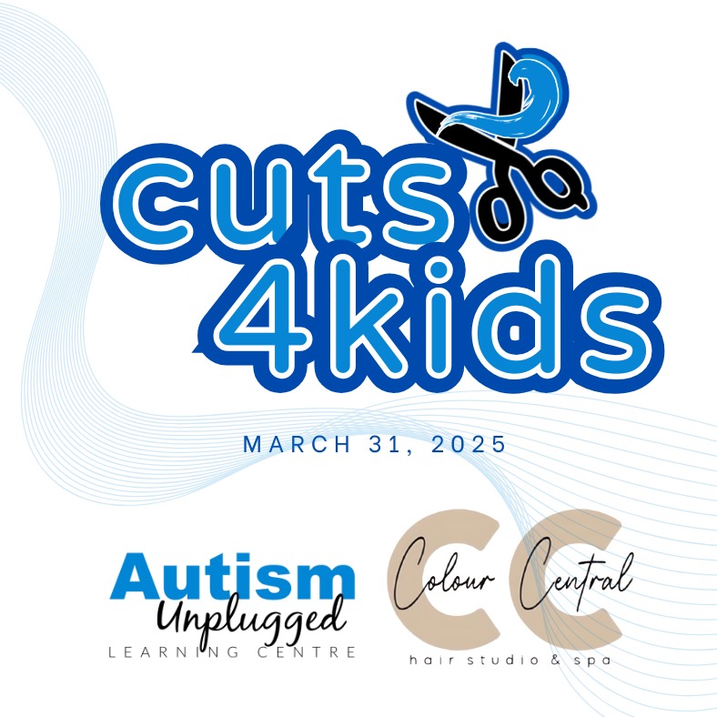 In recognition of Autism Awareness Day on April 2nd, Autism Unplugged Learning Centre in conjunction with @colourcentralsalon is proud to present "Cuts for Kids."
.
On this special day, the salon will be offering simple haircuts for children at a discounted rate of $15. Autism Unplugged Learning Centre staff will be onsite to provide support and assistance, ensuring a sensory-friendly and inclusive experience for all children.
.
Join us in celebrating this important cause while giving your little ones a fresh, professional haircut in a warm and welcoming environment! Spots are limited.
.
Book here: https://calendly.com/colourcentralkeswick/30min
.
#keswick #townofgeorgina #sutton #pefferlaw #eastgwillumbury