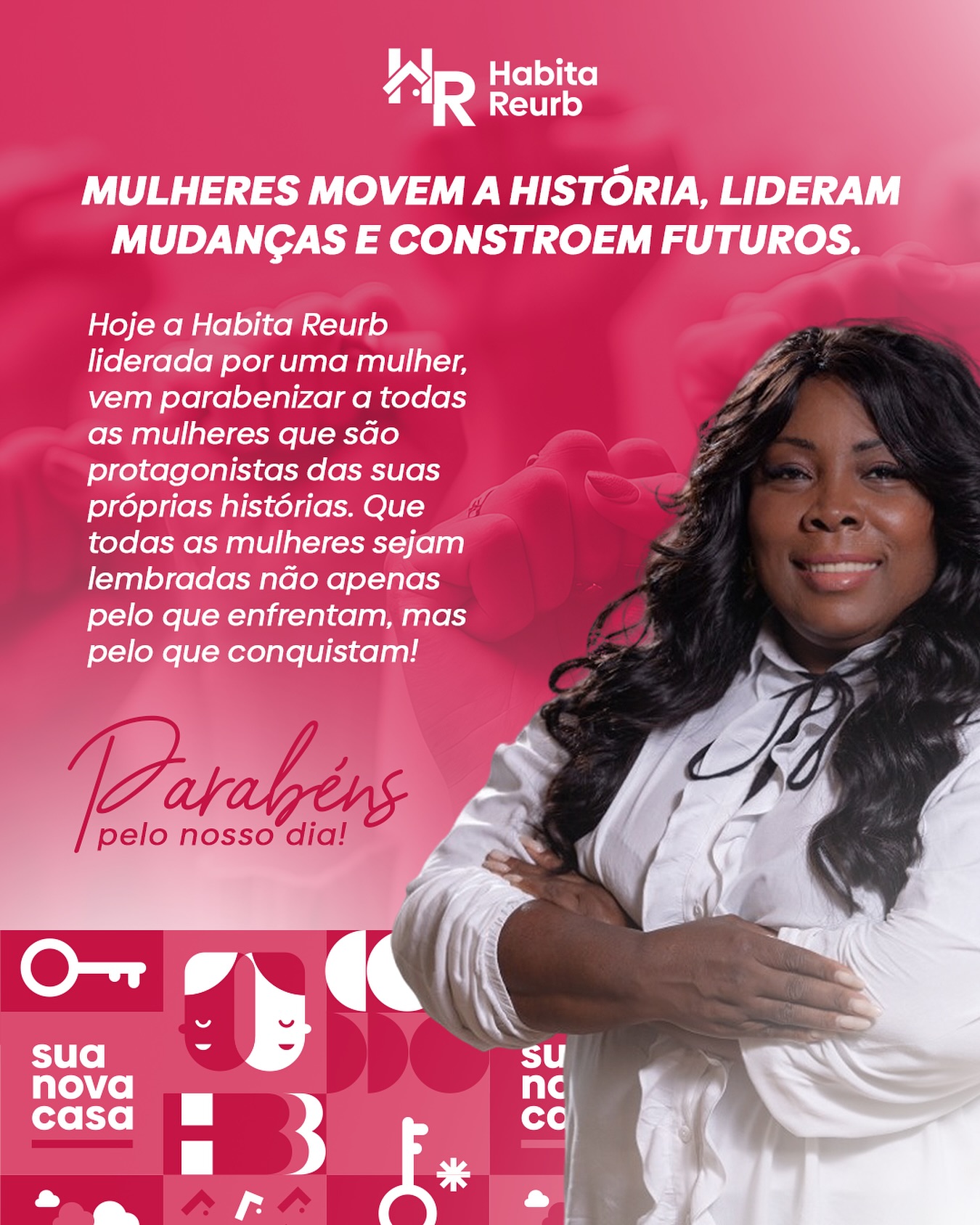 Celebramos a força, a luta e as conquistas das mulheres. Feliz 8 de março! ✊🏿