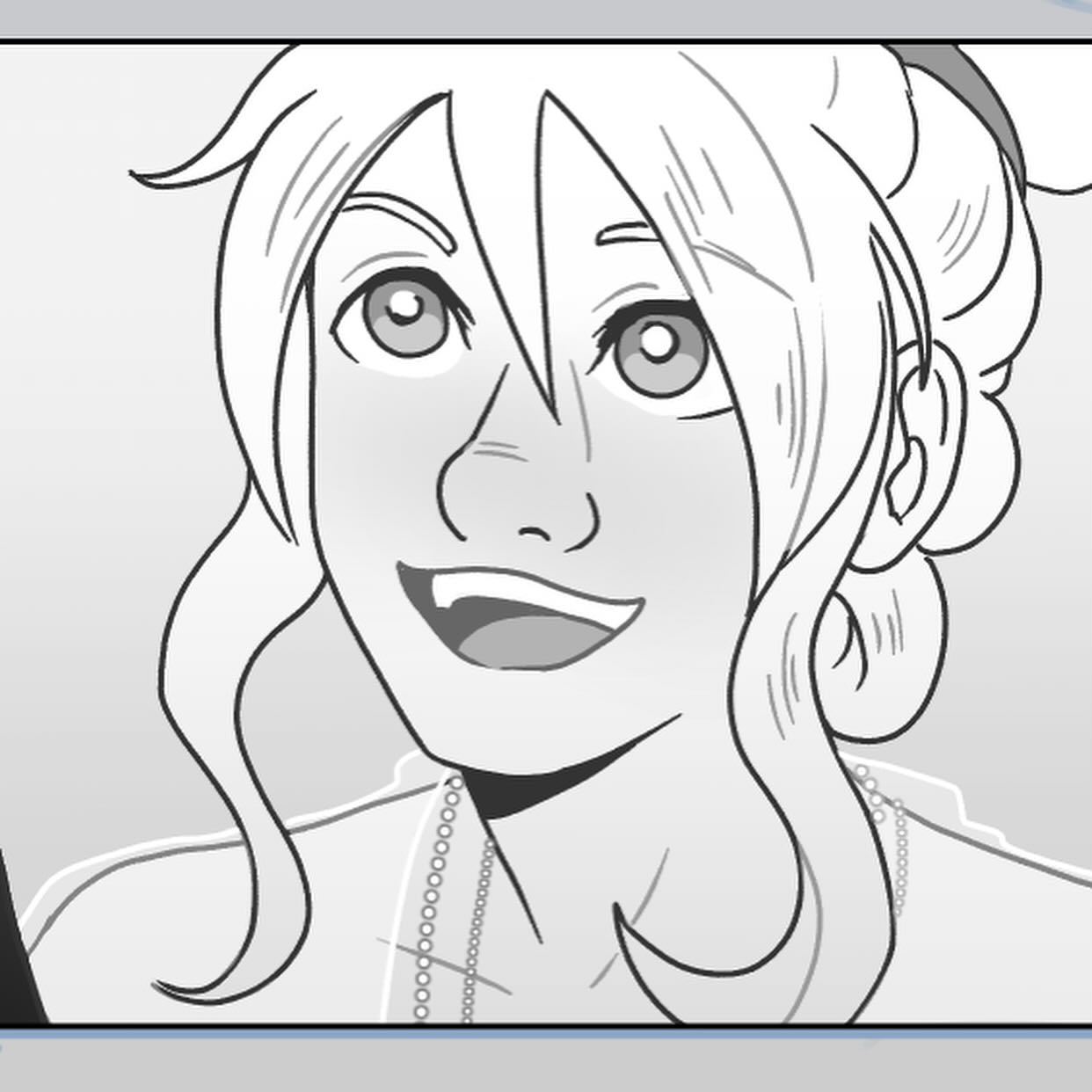 WINGS Comic WIP
Adora being cute, and a preview of the first page of Chapter 4 ☀️🌙