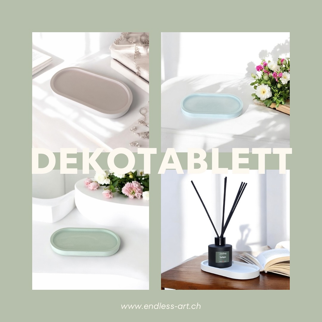 Dekotablett, perfektes Accessoire als Unterlage für Kerzen und Raumdüfte. Oder einfach als dekorative Ablage.
Von Hand in der Schweiz hergestellt.
Jetzt entdecken: www.endless-art.ch
#deko #handmade #swiss #swissmade