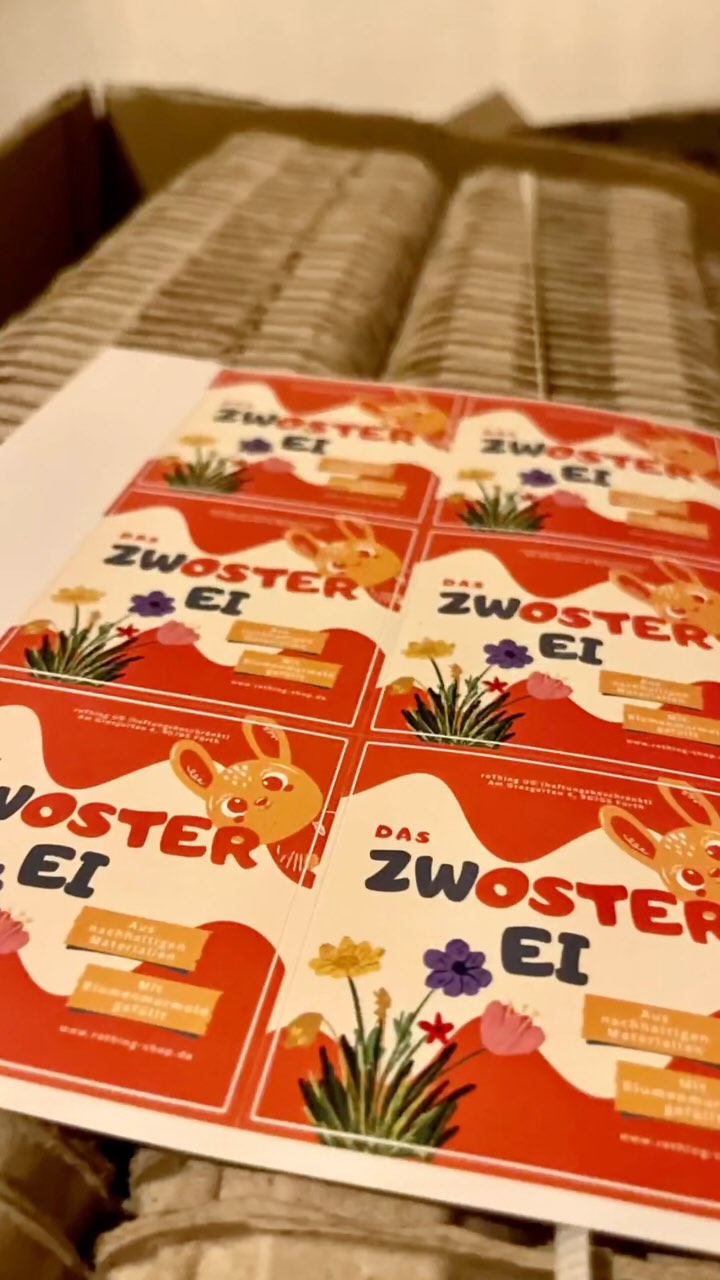 ⏱️📦💨
Damit unser Zwosterhase alle Pakete rechtzeitig ausliefert, laufen unsere Vorbereitungen bereits auf Hochtouren🐰 Jedes ZWOSTEREI wird direkt bei uns produziert und liebevoll verpackt🧡
#geschenkidee #nachhaltigegeschenke #blumengeschenk #blumenliebe #regional #bio #osterdeko #zwosterei #rething
