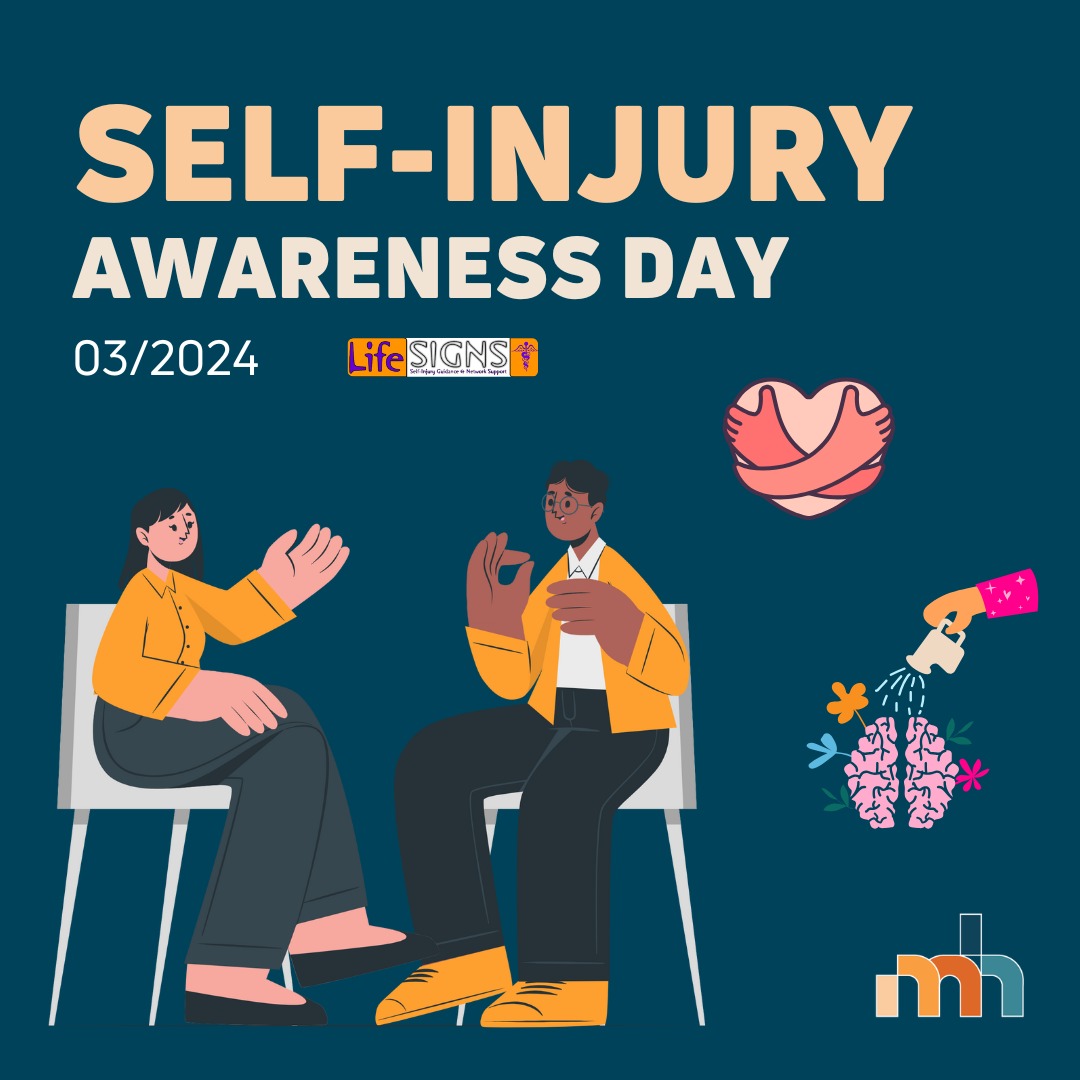 March 1st marked 'Self-Injury Awareness Day', hosted by the charity LifeSIGNS.
This day is dedicated to raising awareness about self-injury, encouraging those who may be struggling to seek help, and supporting those in need with compassion and understanding.
It's important to reach out for support and not suffer in silence; remember, you are not alone.
#mindhealth #mentalhealth #SIAD #selfinjuryawarenessday #lifesigns #selfcare