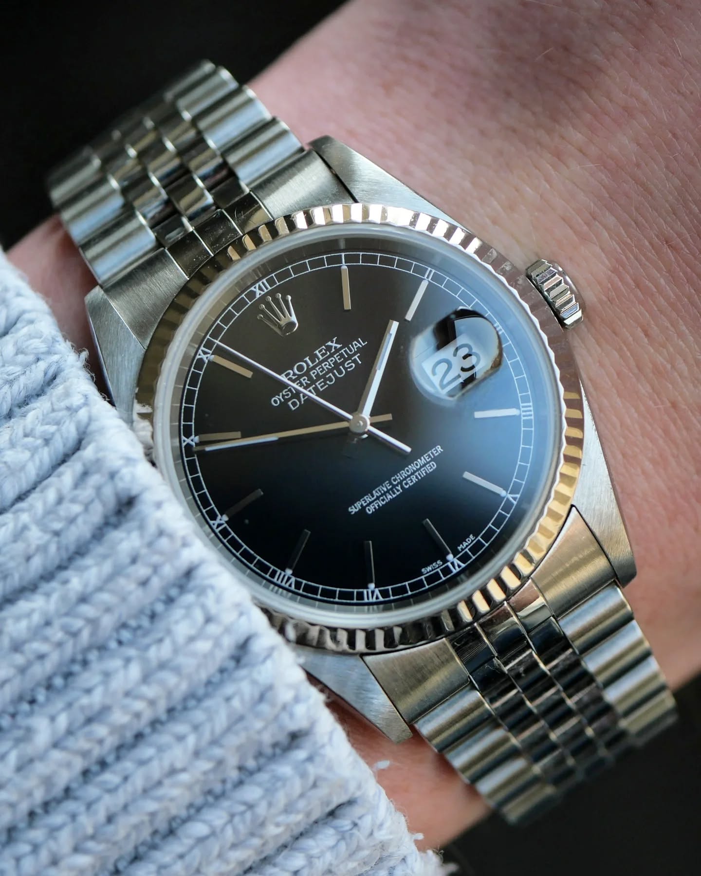 Rolex Datejust 36
⌚ Ref. 16234
⌚ Year: 2000
⌚ Watch only
⌚ Excellent condition
#rolex #Datejust #watch