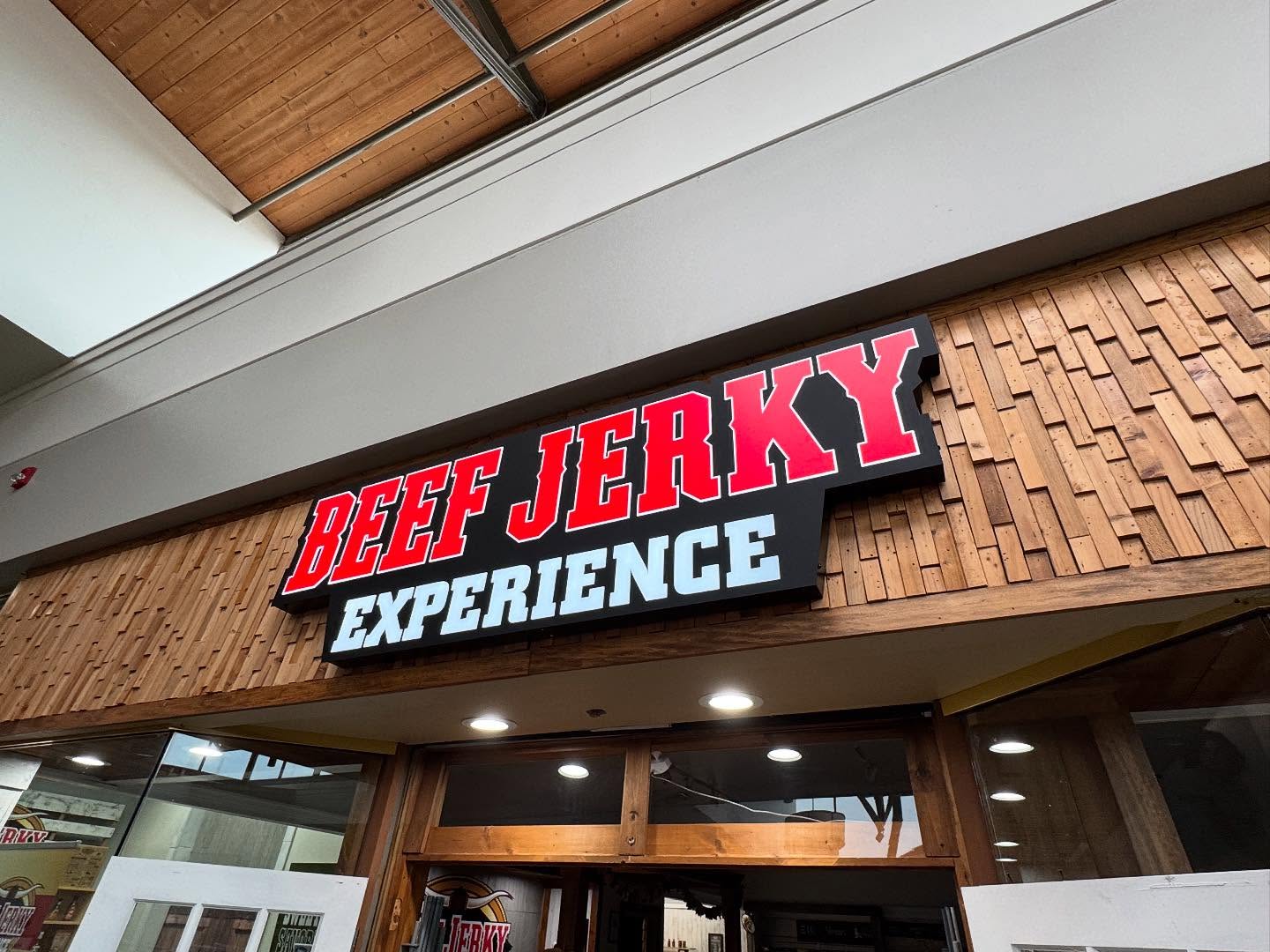 Check out the new sign we did recently for our friends at Beef Jerky Experience Greenville. This one is same acrylic face construction as our SignForce reception sign and really pops in Haywood Mall.
#ledsign #businesssigns #lasercut #acrylicsign #acrylicsigns #lightedsign #customacrylic #beefjerky #beefjerkytime