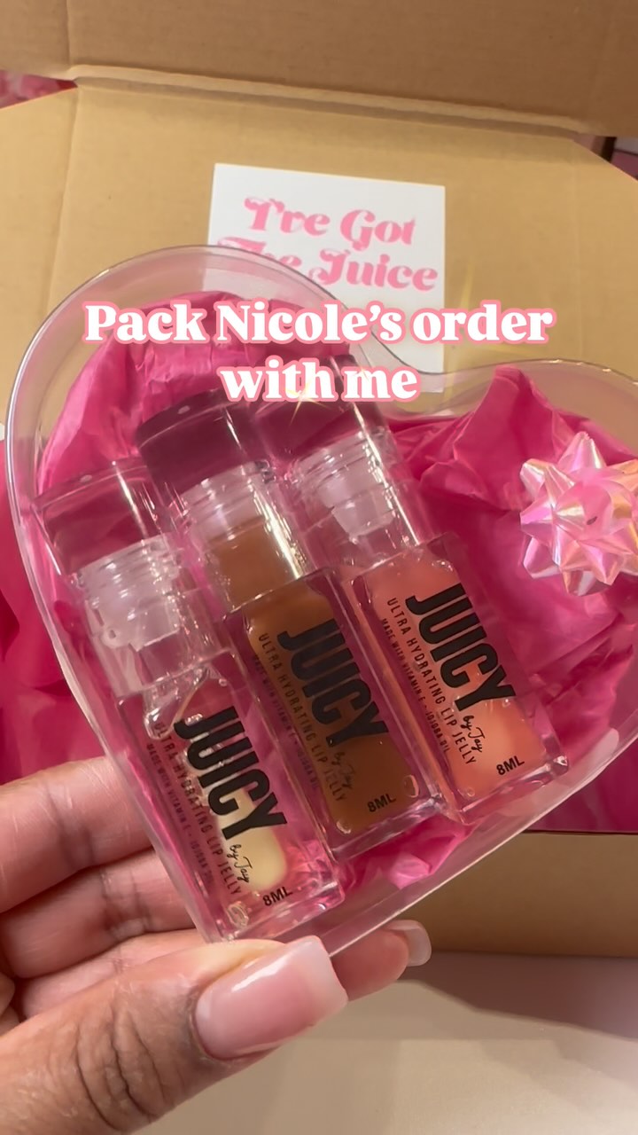 Thank you for your order Nicole! I hope you enjoy your juicy luxe trio 🖤