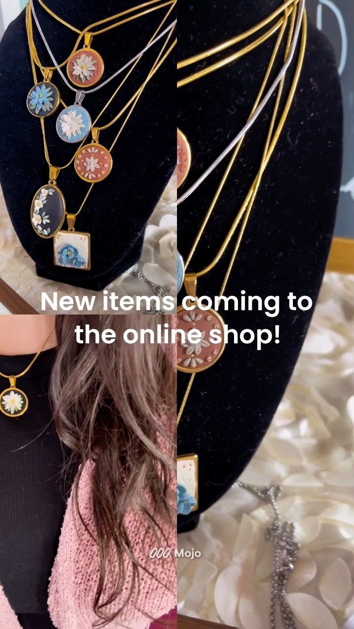 New items coming to the online store!
So excited, been selling out of these necklaces in person so they haven’t made it online yet but coming soon ♥️♥️♥️
#polymerclaycreator #polymerclaynecklaces #polymerclayjewellerymaker #polymerclayjewelrymaking #polymerclayjewelryartist #latinaartista #latinaartist🎨