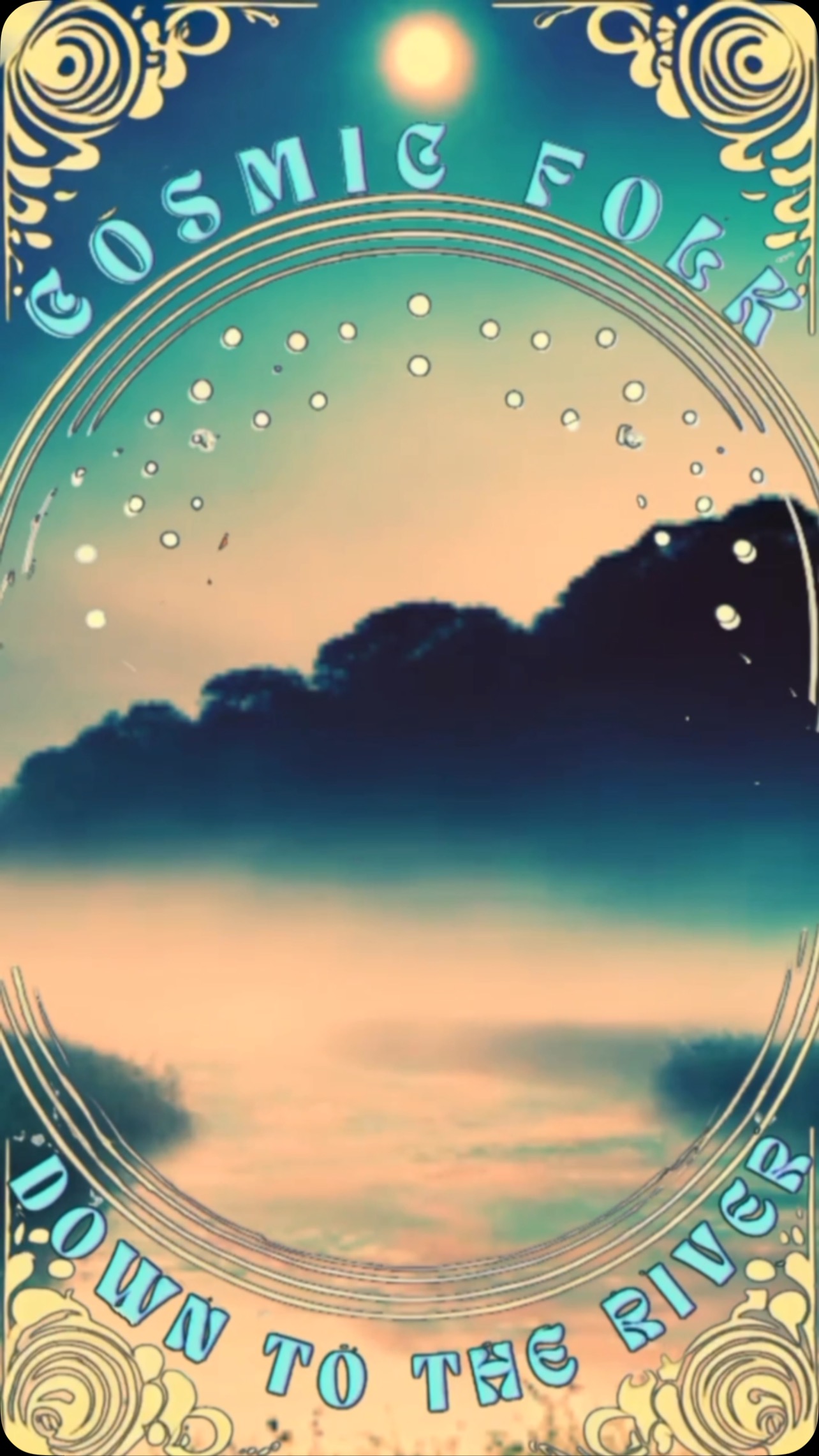 Comic Folk “Down to the River” Lyric Video #cosmicfolk #lyricvideo #chillvibes #chill #music #cosmic #folk