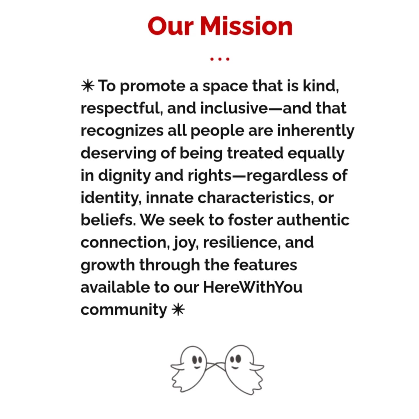 •••what you can expect from our platform and what we promise to uphold♥️
We're getting there, friends—we're making moves and building lots behind the scenes! ✨👻
#herewithyou