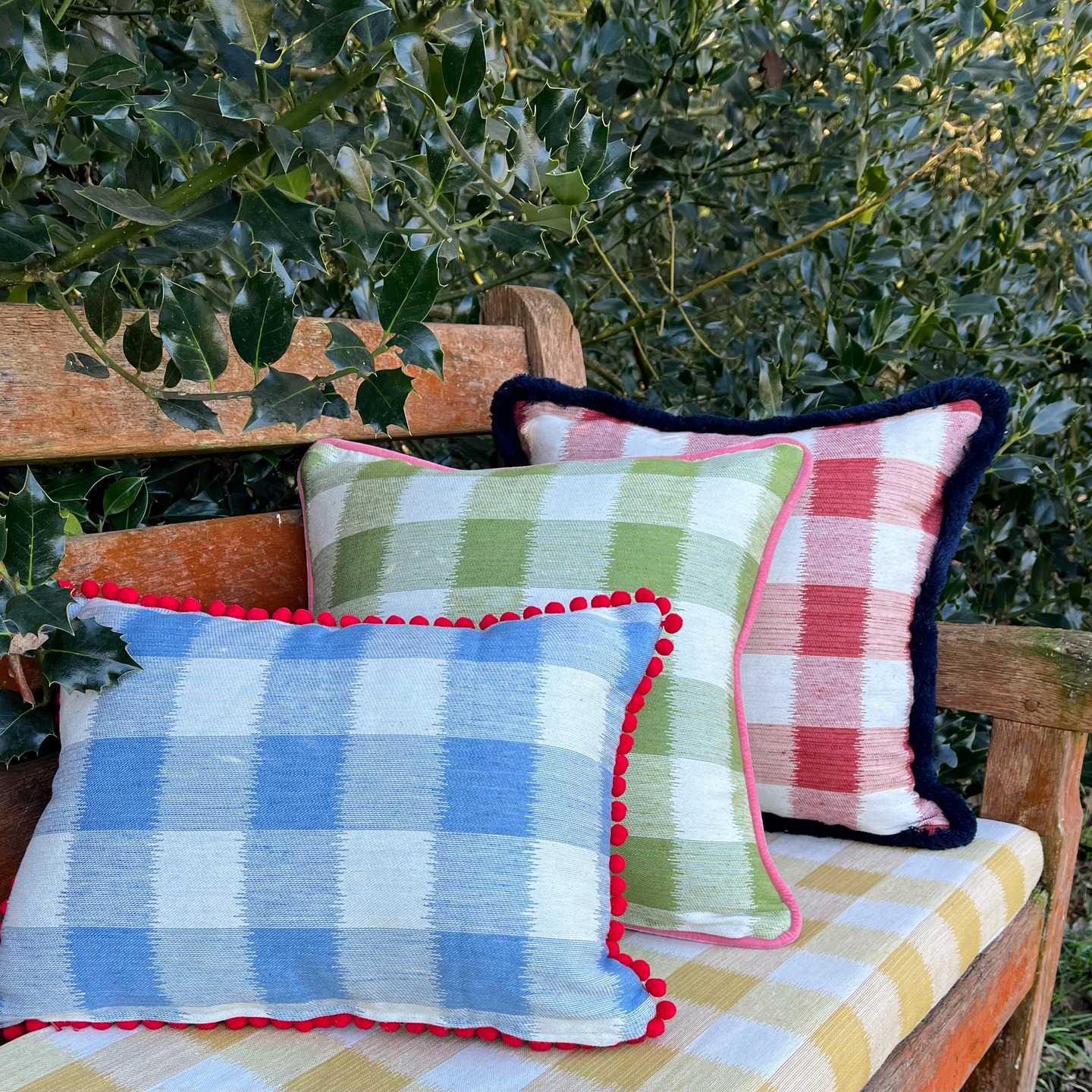 Chequers is available in four colours, each designed to be bold but usable.
When creating something new we are always considering the rest of the collection and we feel these new colours are a perfect addition and work beautifully with all our other products.
For samples please email - info@clovellycloth.com
#gingham #patterndesign #patternonpattern #colourfulinteriors #colourfulfabrics #londoninteriors #woventextiles #clovellycloth #upholstery #draperyfabric