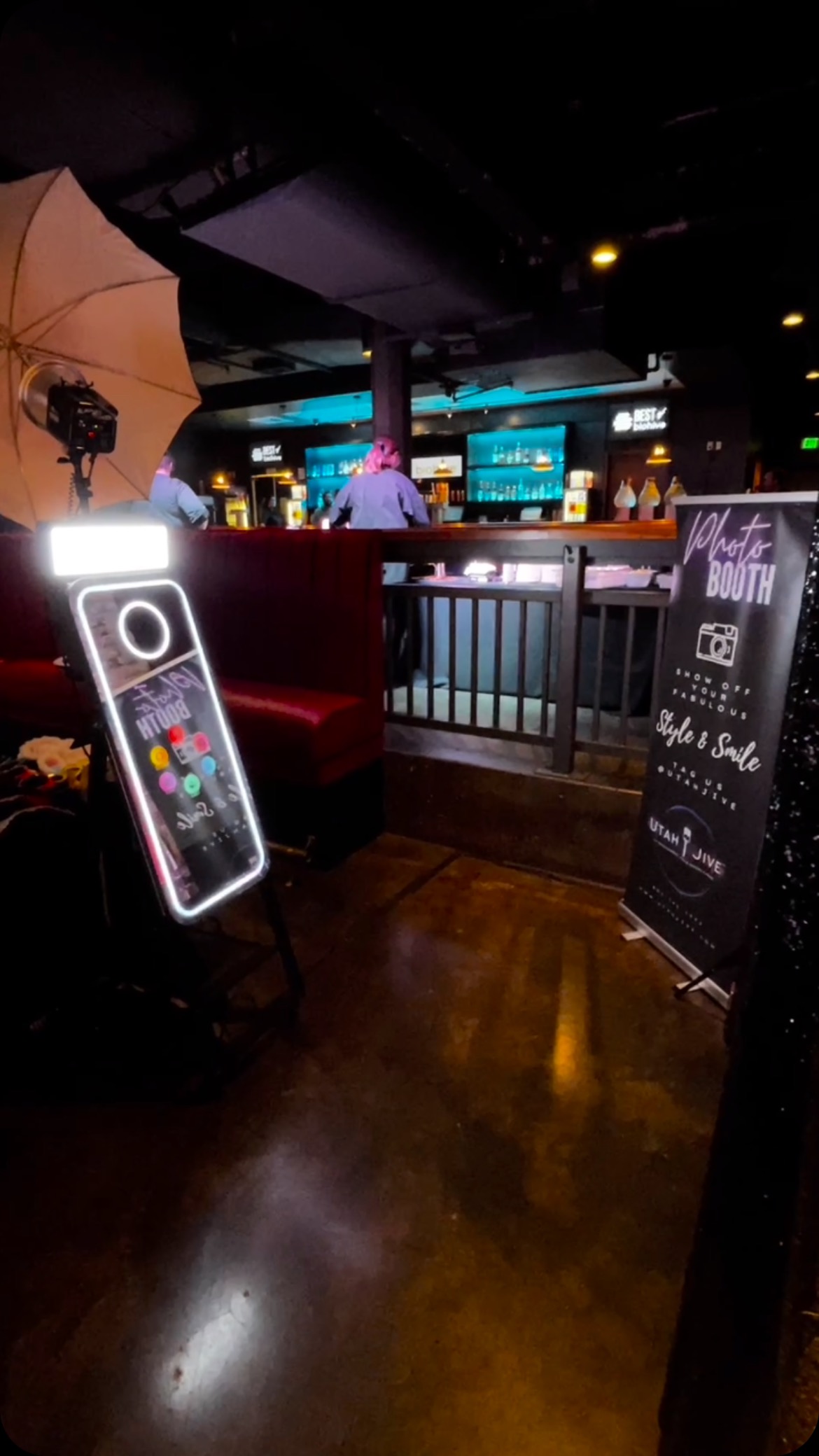 Introducing our latest addition: THE MAGIC MIRROR BOOTH – a sleek, interactive experience that captivates guests with touch-screen animations, customizable photos, digital boomerangs, animated GIFs, and AI-generated photos. Plus, you can enhance your photos with digital props, text, or free-drawn elements before printing! This is the perfect modern photobooth to entertain your guests at any event!