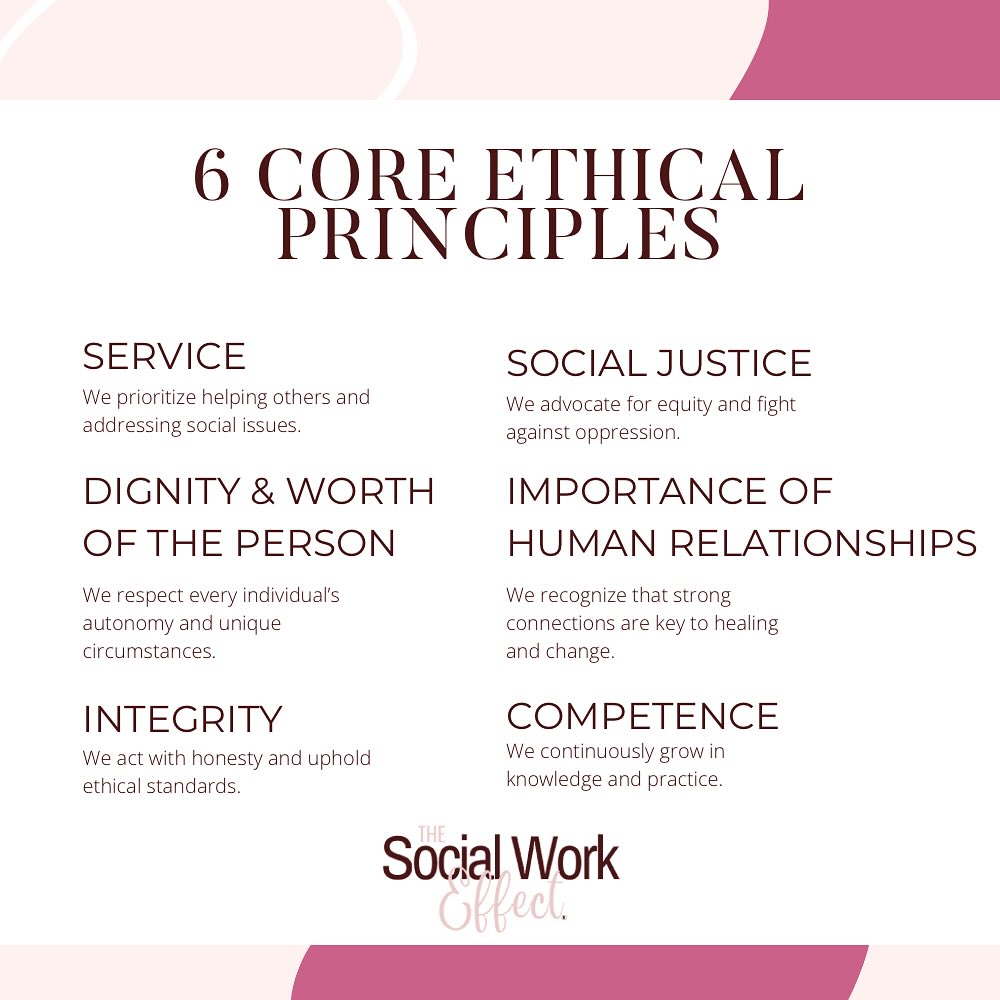 Ethics guide us in navigating complex situations, advocating for our clients, and making ethical decisions in a world that isn’t always black and white. 🫨
#SocialWorkMonth #SocialWorkEthics #NASWCodeOfEthics #EthicalPractice #SocialWorkersMakeADifference #TheSocialWorkEffect #SocialWork