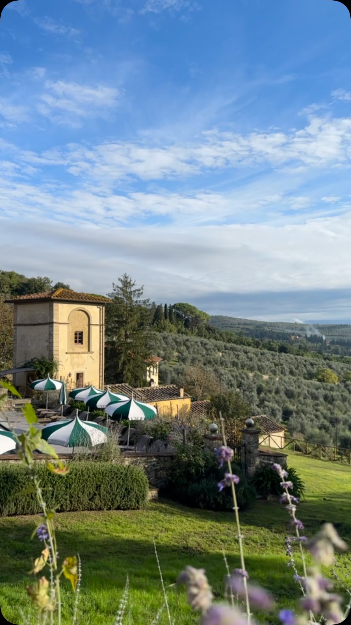 Close your eyes. Picture your happy place.
Do you hear the gentle splash of a poolside in Tuscany?
Can you feel the warmth of the sun painting your skin gold?
Does it smell like wild lavender and distant jasmine?
…..well, same ✨
Forever dreaming of the dreamy @torre_a_cona