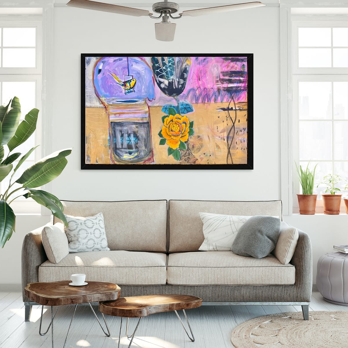 Even better have a room that goes with all your art!! It’s more fun that way!!!