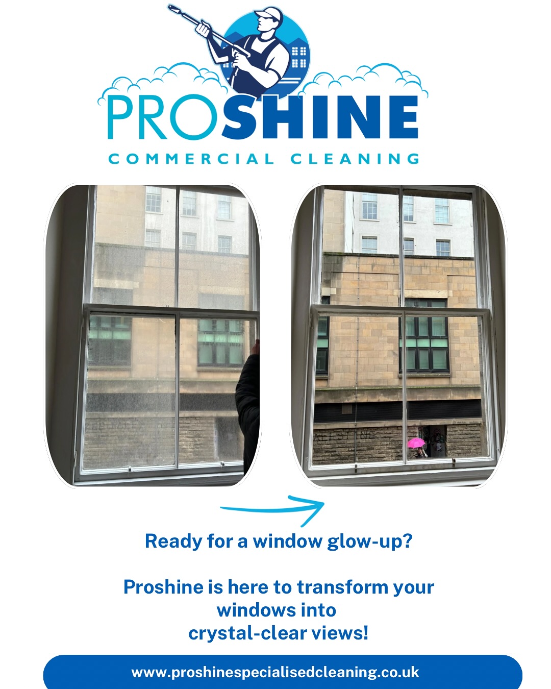 🌟 Brighten Up Your Day with Proshine Window Cleaning!🌟
Tired of looking through streaky, smudged windows? Let Proshine Specialised Cleaning give your windows a flawless shine! ✨ Experience crystal-clear views and let the sunshine pour in.
📞 Call us today for a free quote and see the world through spotless windows!
💧🔷 Proshine: Where Cleanliness Meets Perfection 🔷💧
#ProshineSpecialisedCleaning #WindowCleaning #SpotlessWindows #ProfessionalCleaning #CrystalClearViews