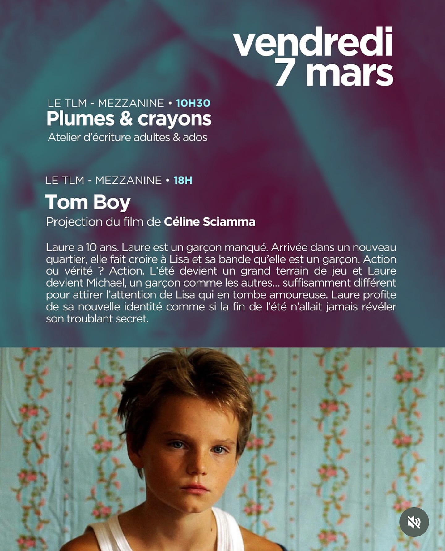 Le programme de ce vendredi 7 mars 🙂