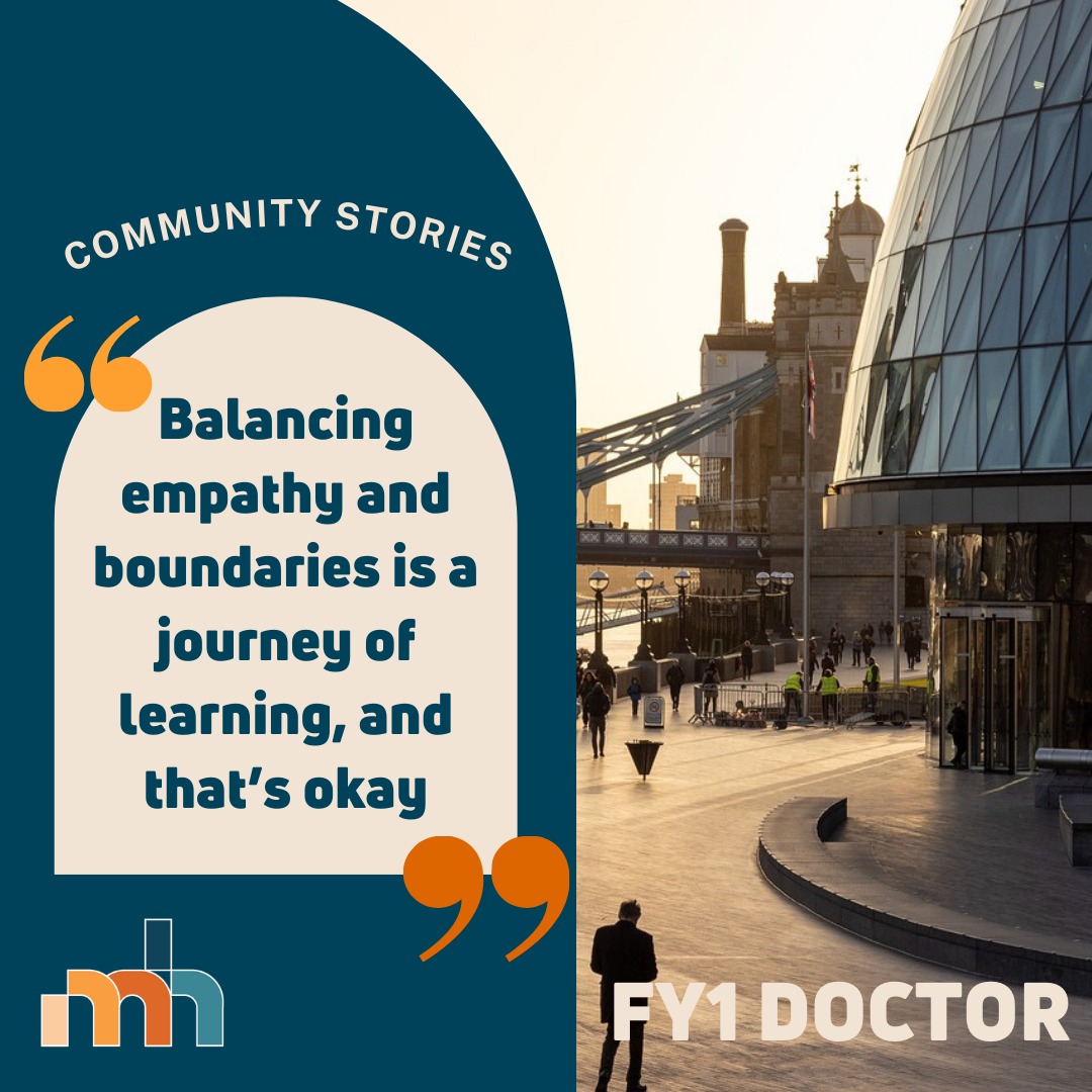 💭COMMUNITY STORY💭
In today's community story, we have advice from a FY1 Doctor on how they manage their emotions and stress while working.
#mindhealth #mentalhealth #mentalwellbeing #managingemotions #stress #medicine #doctors #medicalstudents #medschool #selfcare #selflove #empathy #fy1 #lookafteryourself