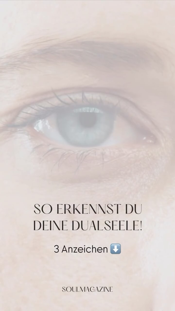 3 Anzeichen wie du deine Dualseele erkennst ✨
1️⃣. Du spürst eine intensive, unerklärliche Anziehung, die dich sofort packt, als hättet ihr euch schon ewig gekannt.
2️⃣. Deine Dualseele spiegelt dir deine tiefsten Stärken und Schwächen, fordert dich heraus und bringt intensive Transformationen.
3️⃣. Trotz aller Herausforderungen gibt es eine bedingungslose Liebe und ein tiefes Verständnis, das dein Leben auf eine neue Ebene hebt. 🌱
👉 Erfahre mehr über diese außergewöhnliche Verbindung und wie du sie erkennst auf www.soulmagazine.de ✨
#dualseele #seelenverbindung #twinflames #transformation #Liebe #seelenpartnerschaft #soulmagazine #modernspiritualität #spiritualawakening