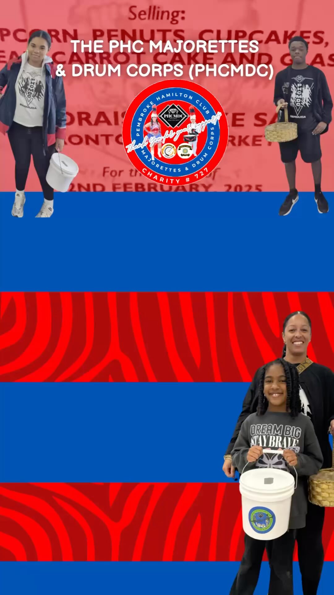 Donating to community fundraising is surely a commendable action. Thank you to all who have contributed to our efforts to raise funds to cover our expenses for the 2025 Bermuda Day Parade. Because of you, we continuely strive to keep our traditions alive while valuing our youth and community. #fyp #majorettes #phcmdc #drummers #bermuda #pompoms #keepingthetraditionalive #culture #tradition #dynamicdrummers