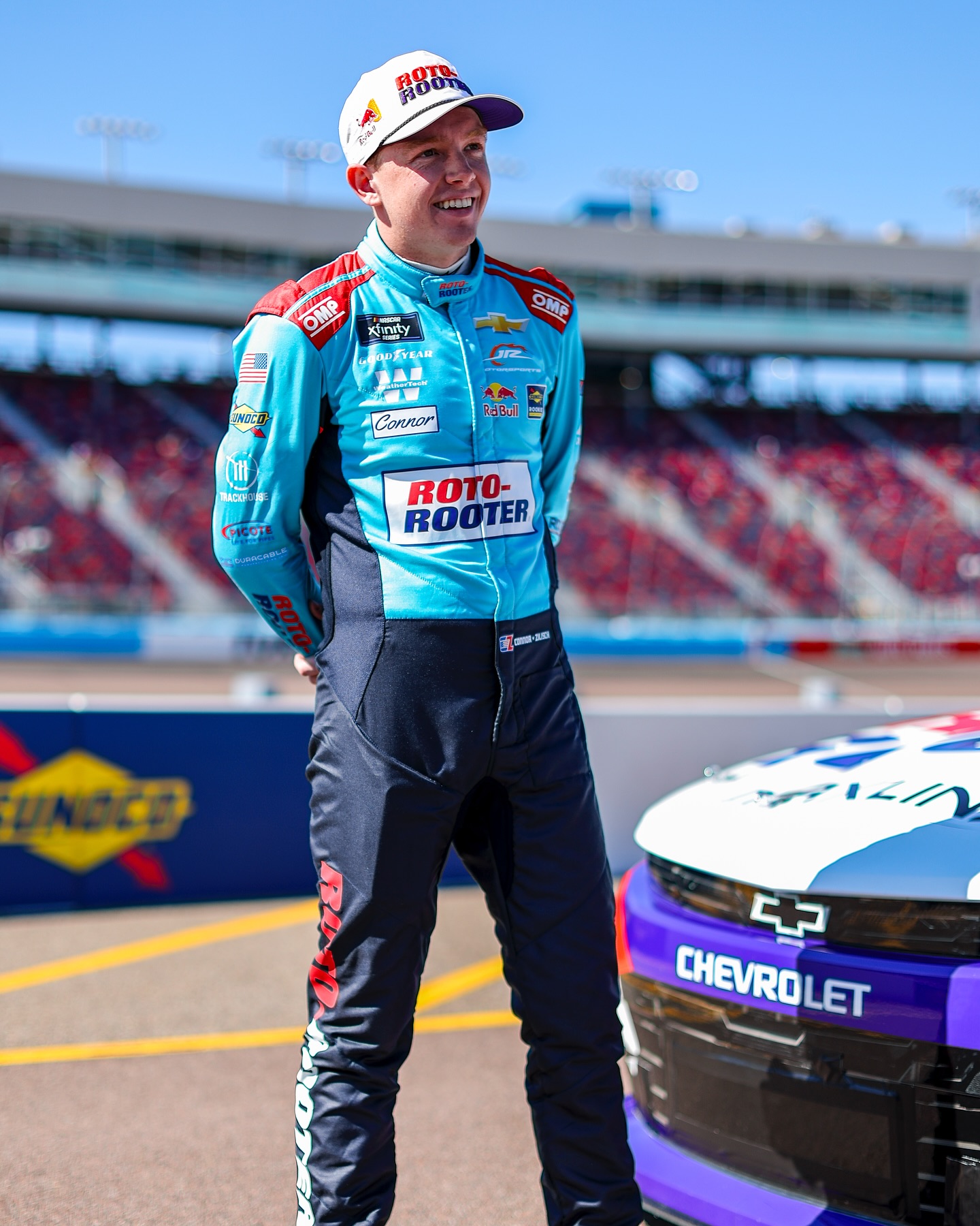 Fought hard last night at Phoenix but just got swallowed up on a late race restart. Thank you to @rotorooterplumbing for helping make it happen. Excited to race at Vegas for the first time next weekend!