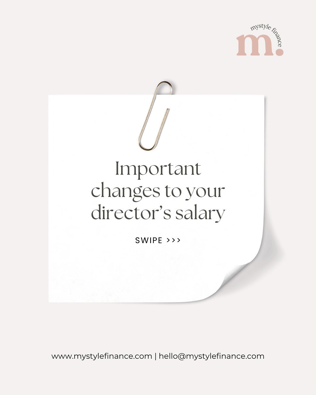 Limited company director? There are some really important changes affecting how much you take from your company, starting from April. Swipe to find out more & DM us for support!
#limitedcompany #director #limitedcompanyuk #limitedcompanyaccountancy