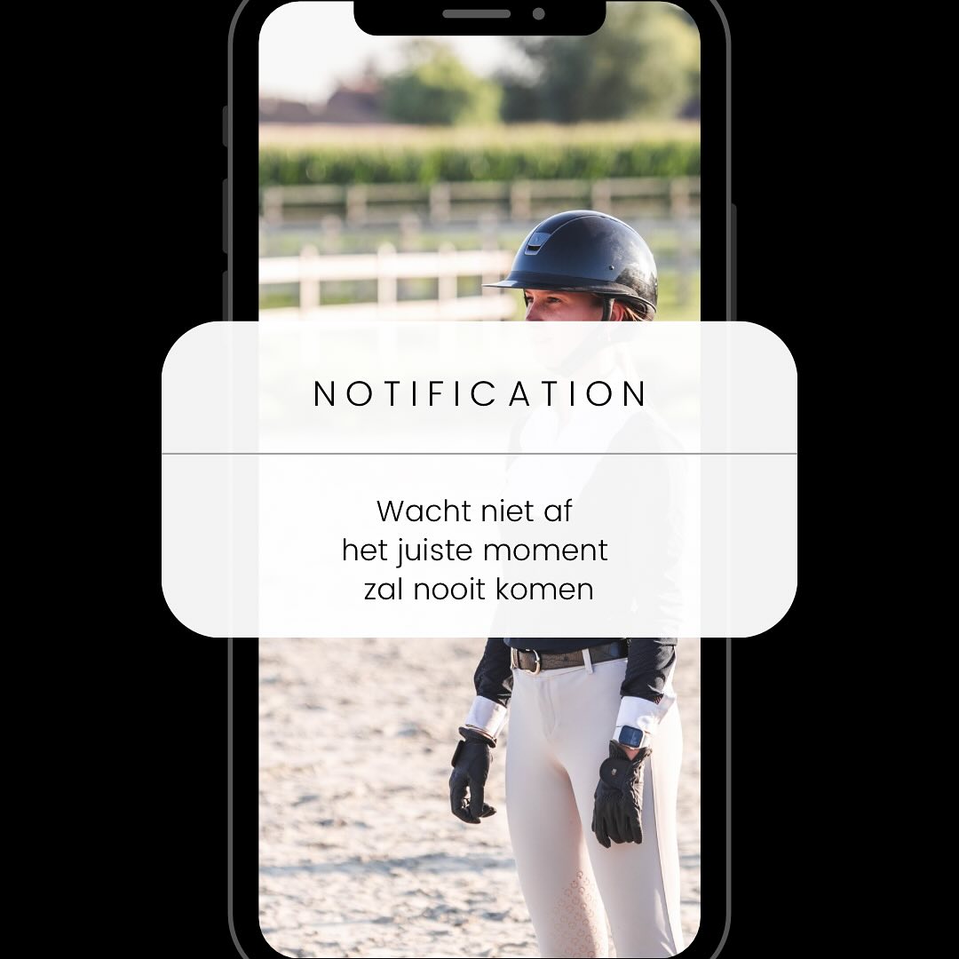 Take your time, just not too long 😉
#youcandothis #horsereflectedcoaching #horses #coaching #paarden #paardrijden #pardrijles #horsebackriding #horsebackridinglessons #mindset