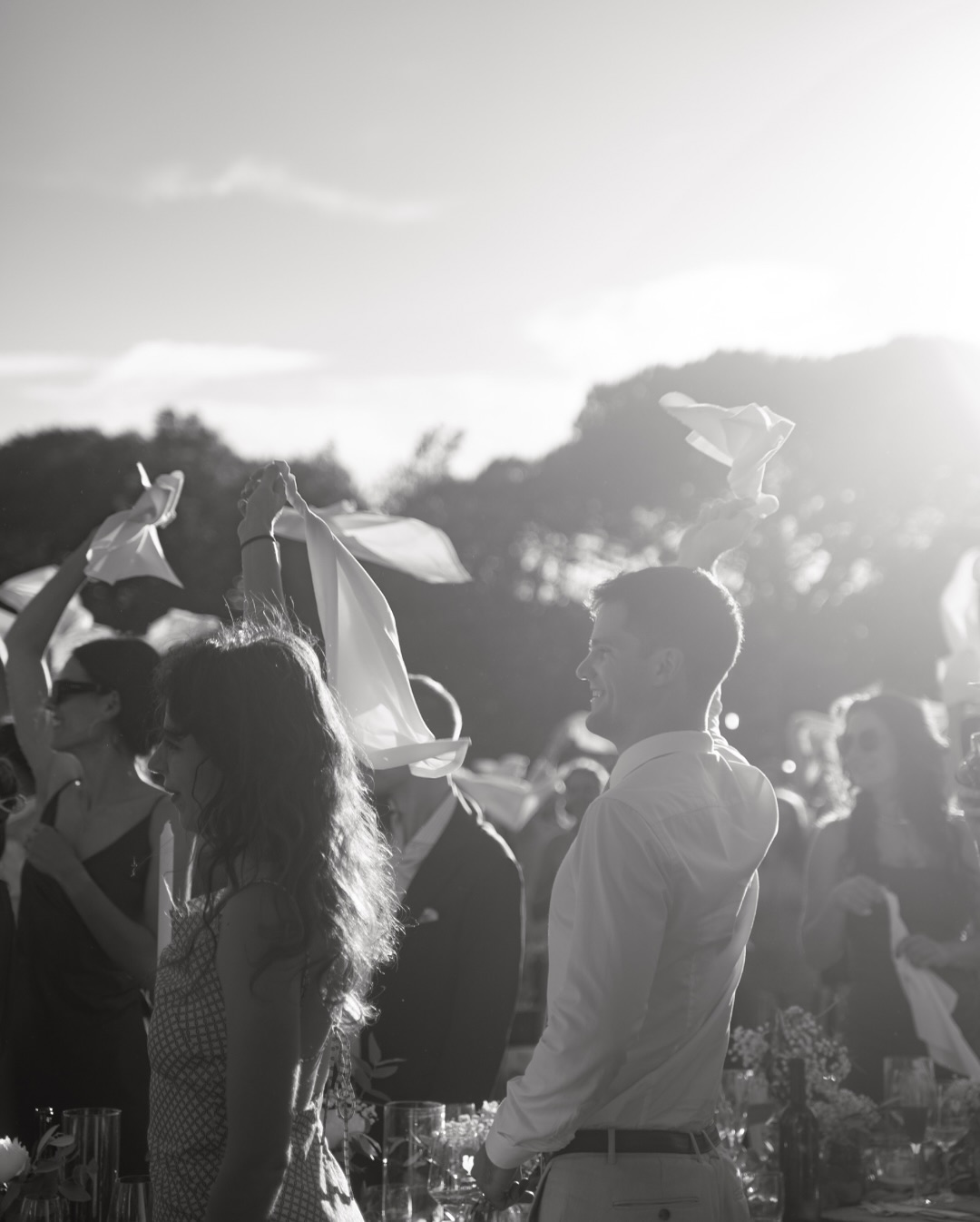 Waving napkins ✨🥂
As the newlyweds enter the reception, guests stand and wave their napkins, filling the room with energy and excitement. This tradition originates from France and has become a cherished custom in Mediterranean weddings, especially in regions like Tuscany and Provence. It symbolizes joy, unity, and the start of a new journey together. The swirling napkins represent a lighthearted, carefree celebration, turning a simple gesture into an unforgettable shared moment.
Will this tradition be part of your wedding? 🩶🪩
#napkinwaving #frenchweddingtradition #weddingentrance #symbolofjoy #celebratinglove #mediterraneanwedding #unforgettablemoments #weddingphotography #weddingphotoandfilm