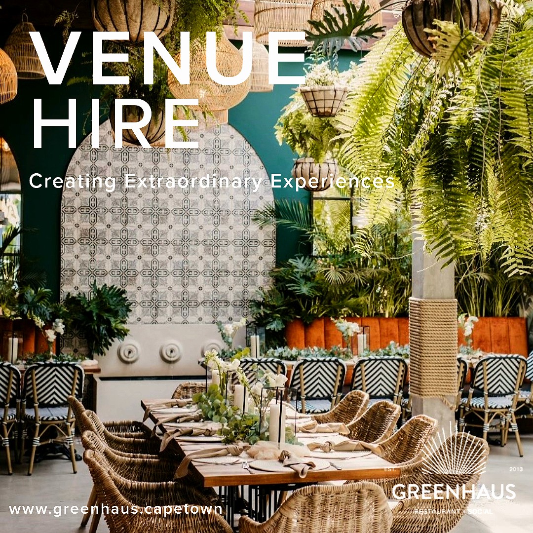 Looking for the perfect venue for your next celebration?
Whether it’s a baby shower, bridal shower, birthday, micro-wedding, or any special occasion, Greenhaus in Sunningdale offers a stylish and welcoming space to make your event unforgettable!
With a unique ambiance and expert event coordination, we’ll bring your vision to life. Secure your date today—we’d love to host your special moments!
Info & inquiries: www.greenhaus.capetown/venue-hire
#greenhauscpt #venuehire #celebrateinstyle