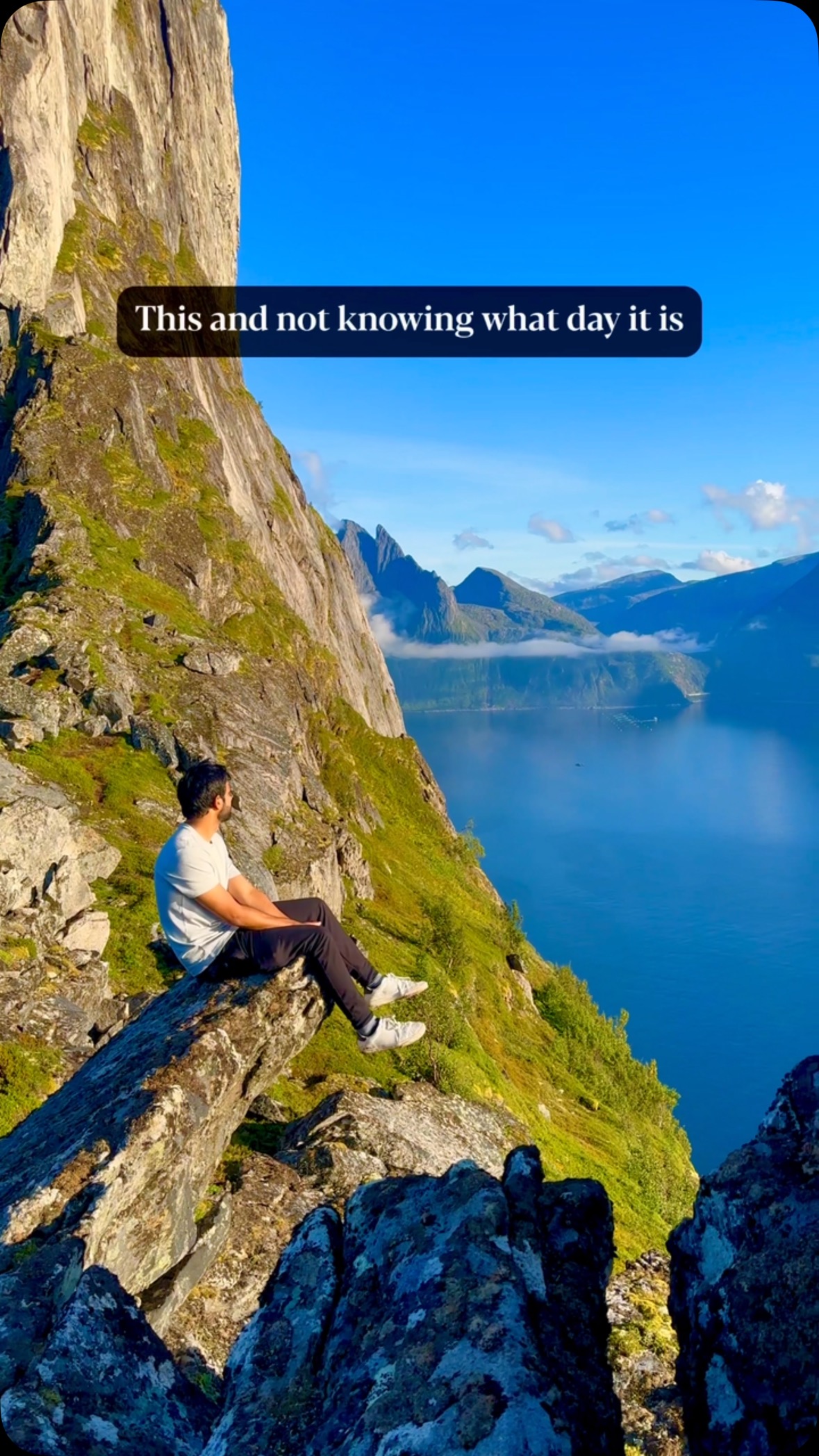 And No Worries 😎
#travel #adventure #nature #norway #thingstodo #segla #hiking #explore #moneebtariq #mountains