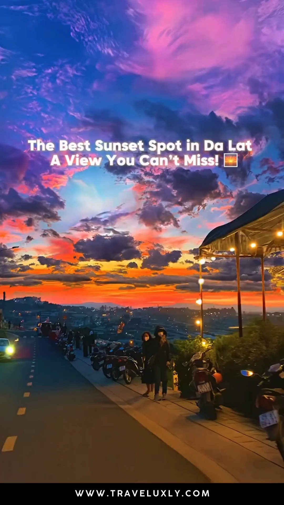 🌅 Sunset Magic in Da Lat 🌿✨
There’s something magical about sunsets in Da Lat—the golden hues, the cool breeze, and the peaceful landscapes. Whether you're sipping a warm cup of coffee by the lake or watching the sky transform from a hilltop, every spot has its own charm. Here are some of the best places to catch that perfect sunset moment:
📍 Xóm Lèo – A quiet, hidden escape surrounded by nature
📍 Happy Hills – A romantic lakeside view at Tuyền Lâm Lake 🌊
📍 Mountain Chills – Overlooking breathtaking mountain scenery
📍 The Florest – A dreamy flower garden glowing under golden light
📍 Trạm Ký Ức – A nostalgic, slow-living sunset spot
📍 Tiệm Cà Phê Hoàng Hôn Chiều – A cinematic view, perfect for coffee lovers ☕
📍 Thảo Nguyên Mascara – Rolling green fields meeting the golden sky
✨ Where’s your favorite sunset spot in Da Lat? Share your experience below! ⬇️
Tag your travel buddy who needs to experience this with you! 👫💛
📍 Follow @traveluxly for more dreamy destinations & luxury escapes ✨🌏
#DalatSunset #GoldenHourVibes #VietnamDiaries #ScenicViews #HiddenGems #LuxuryTravel #ExploreVietnam #WanderMore #Traveluxly