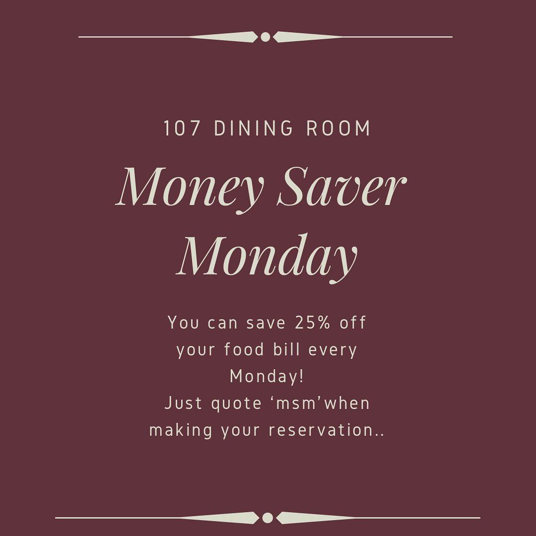 ⭐️ Make your Monday feel more like a Friday! ⭐️
Offer available for tables of up to 7 people*