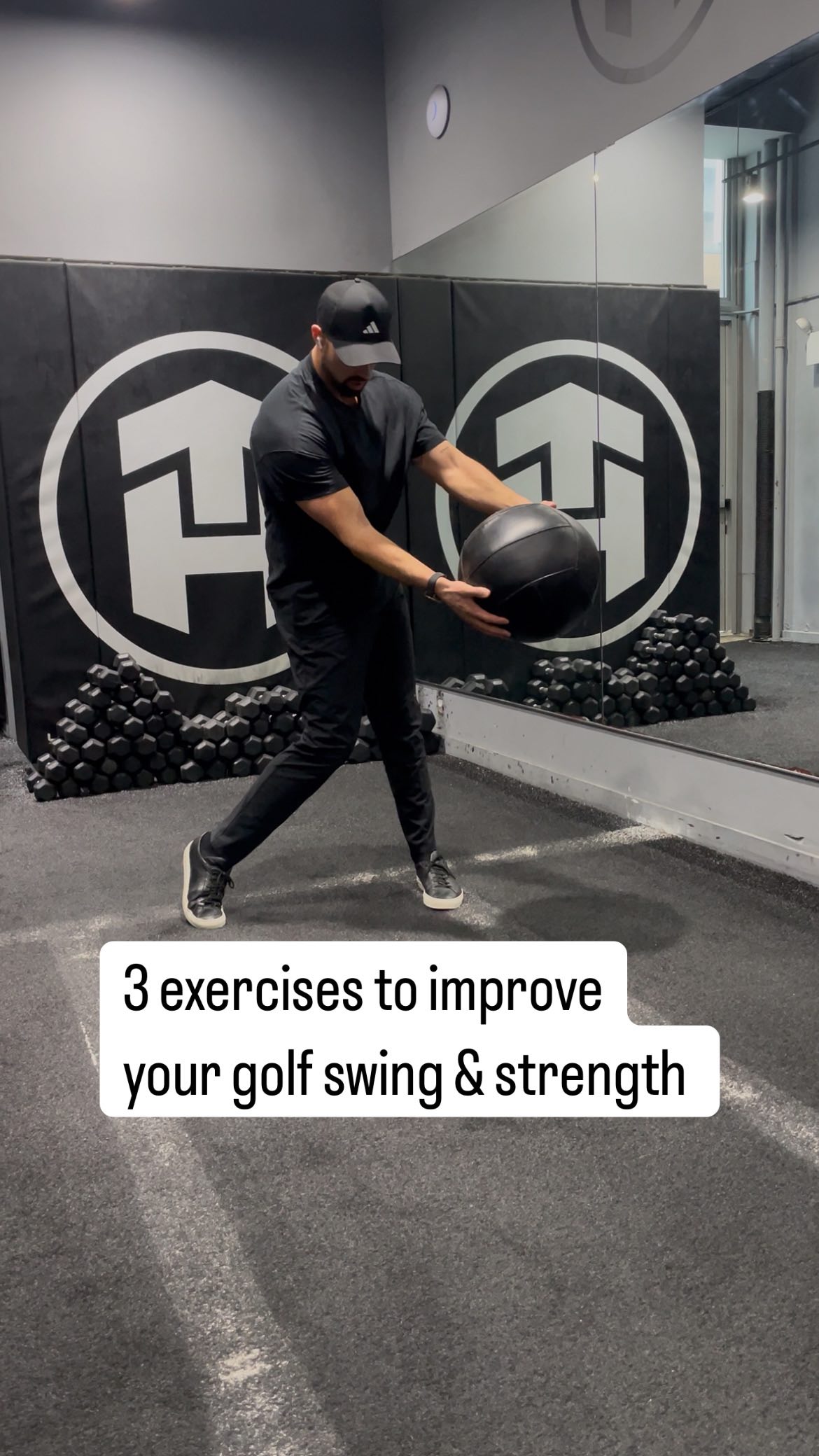 Increase your golf game with these 3 exercises!🏌🏽⛳️
Golf is a sport that I’ve become obsessed with over the past few years. It involves more than just an incredible amount of skill, but also has a mental/physical aspect to it.
Improving your mobility, stability, and strength is a must if you’re looking to increase your form, swing speed, and power behind the club. Try these 3 exercises in your next training session and drop a comment below ⬇️
#golf #adidasgolf #tonehouse #unleashyourinnerathlete #strengthtraining #functionaltraining #golftraining #athletetraining