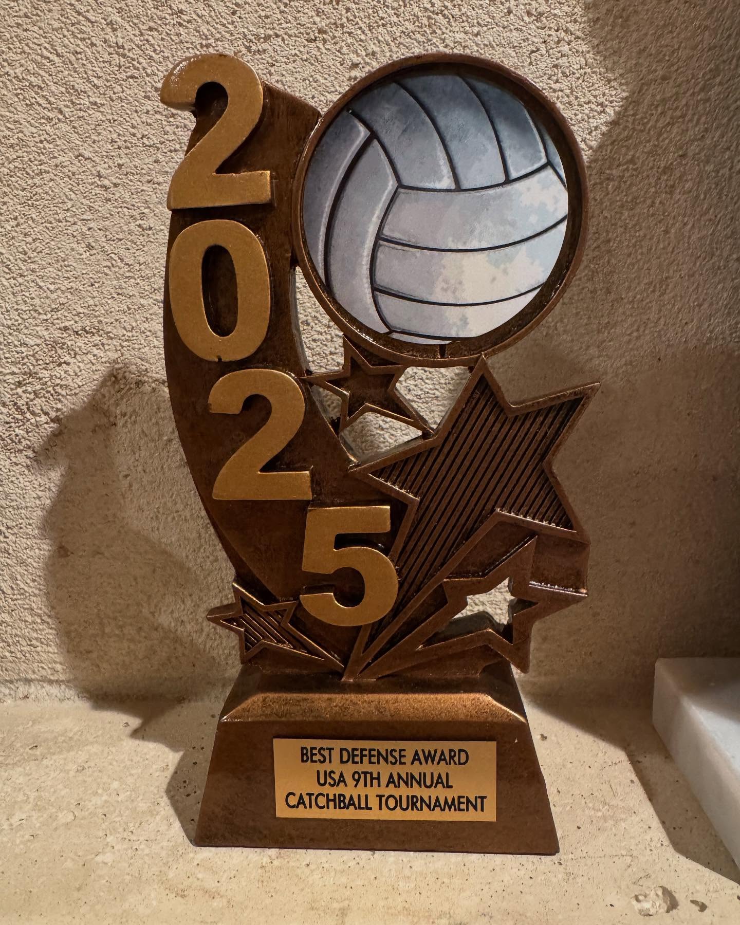 Our team has always been recognized for our strong defensive skills, but receiving this award at the 9th Annual Catch Ball Tournament was a great honor for us. The dedication our team put into every catch was truly amazing. Spiking is important, but the ability to catch the ball is even more crucial. There is no victory without catching the ball, and our team proved that by performing at the highest level of defense. #catchball