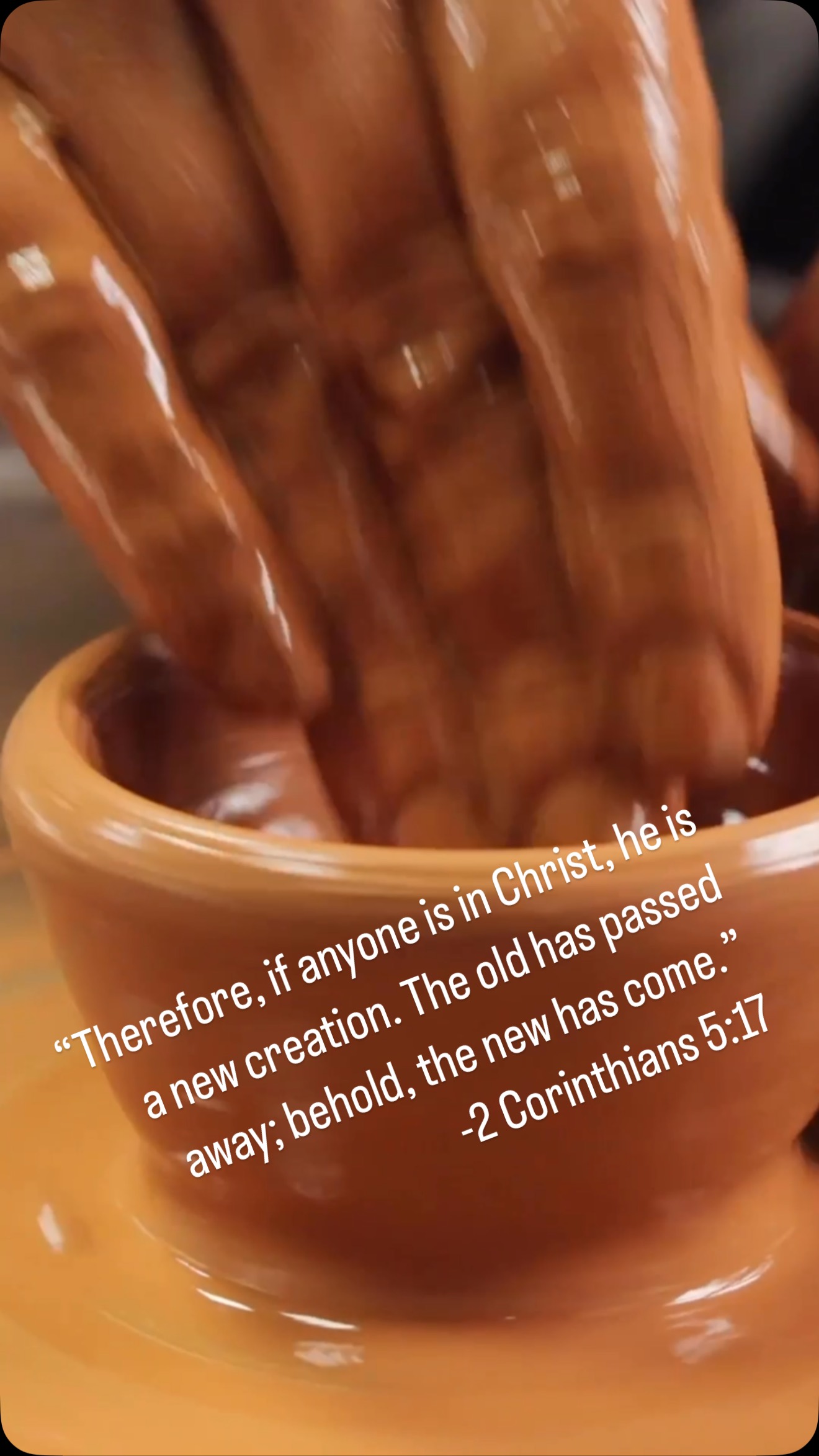 “But now, O Lord, you are our Father; we are the clay, and you are our potter; we are all the work of your hand. Be not so terribly angry, O Lord, and remember not iniquity forever. Behold, please look, we are all your people.”
Isaiah 64:8-9 ESV
#faithwork #godsword #praise