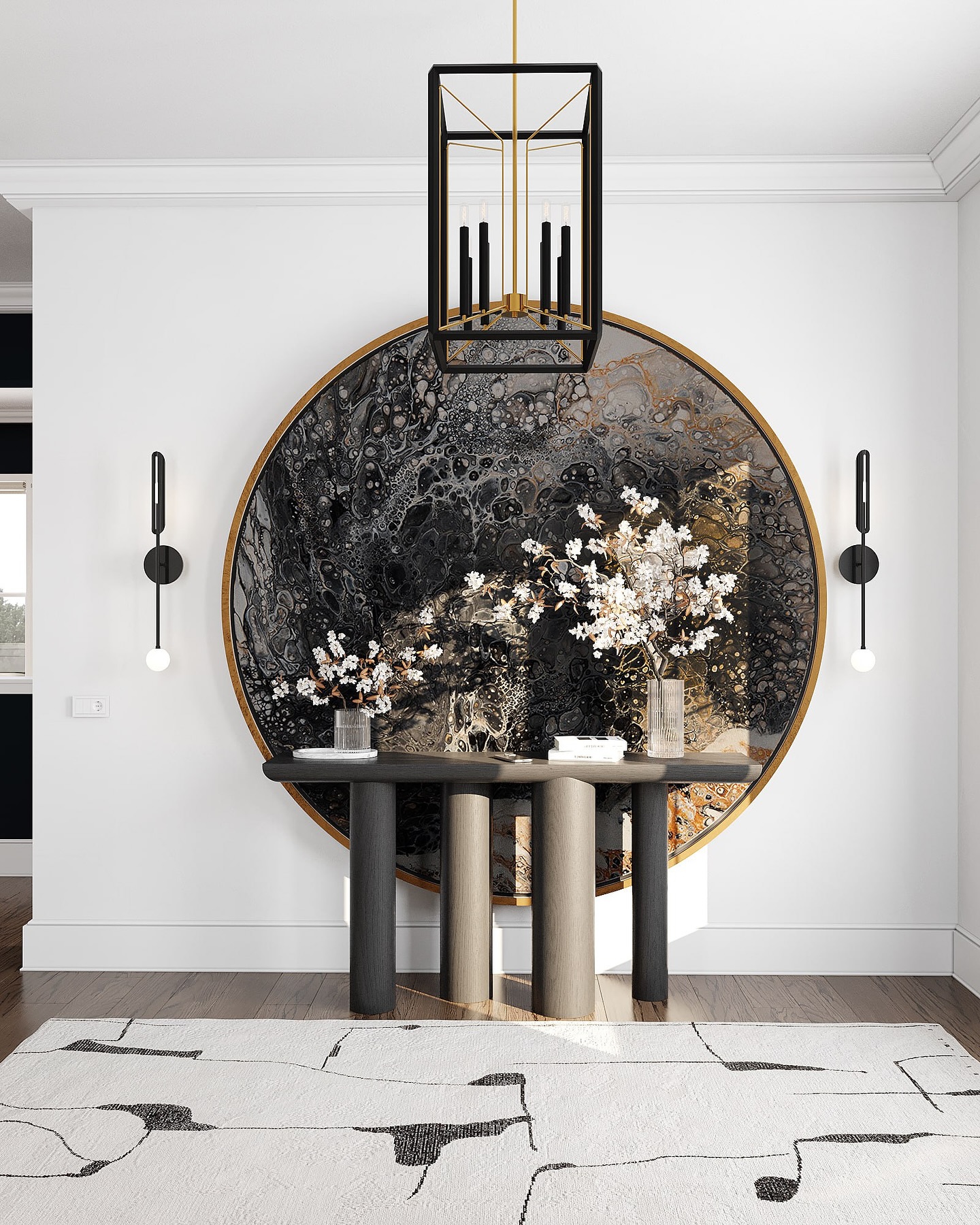 Art or mirror? Both looks amazing, swipe to see what we’ve decided to go with. What would you pick?