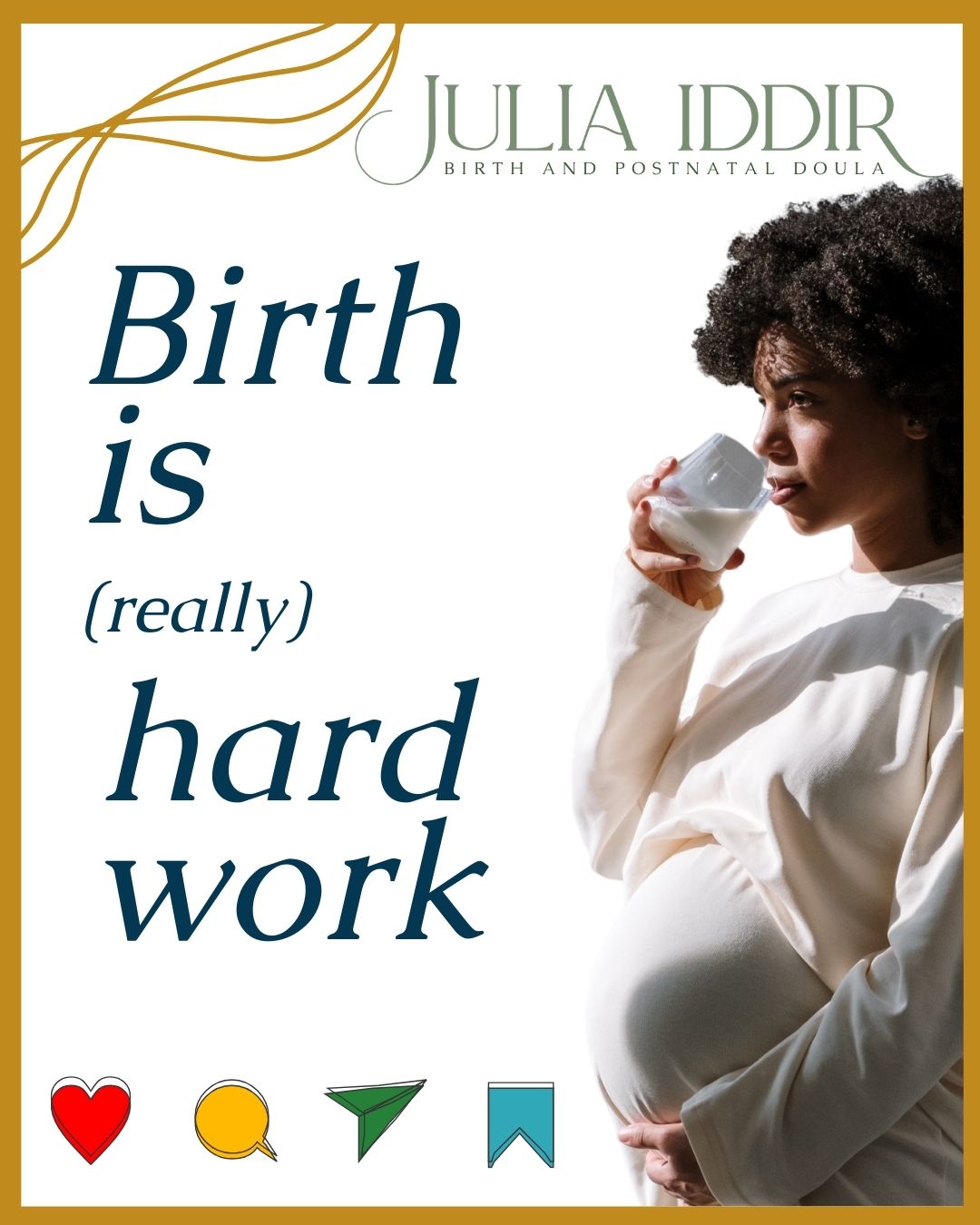 ✨ Birth is (really) hard work! ✨
.
No matter how it happens, giving birth is one of the most intense physical and emotional experiences you’ll ever go through. It demands strength, focus, and endurance. 💪🏾
.
✨ Prepare your body—stay active, practice breathing, and learn positions that can help.
✨ Prepare your mind—understand the process, explore coping strategies, and build confidence.
✨ Prepare your support team...
...read the full post on IG / FB @doulajuliaiddir
