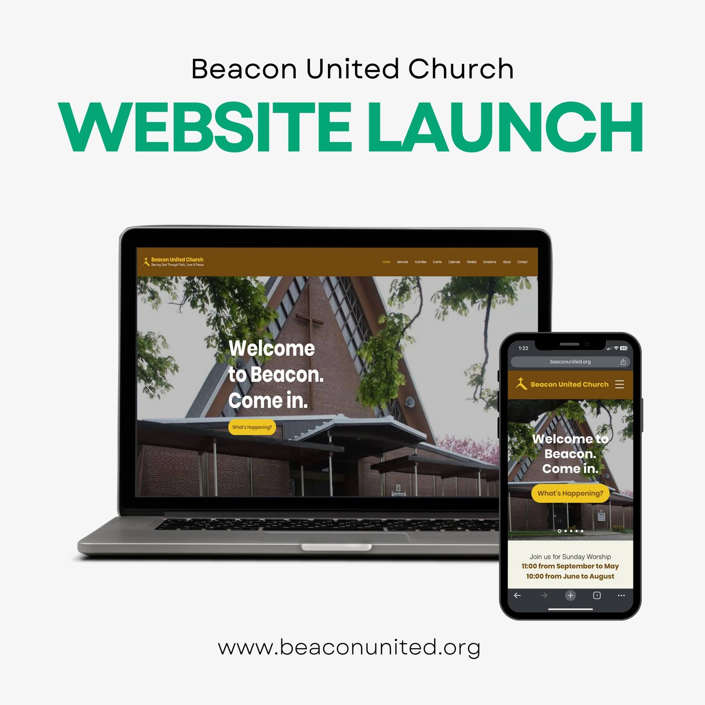 We’re excited to announce the launch of a new website for Beacon United Church, a welcoming and inclusive faith community in Yarmouth, Nova Scotia. Their new website makes it easier than ever to stay connected, explore programs, and access essential information about the church’s services and events! 🎉
Learn more at boostflow.ca/blog