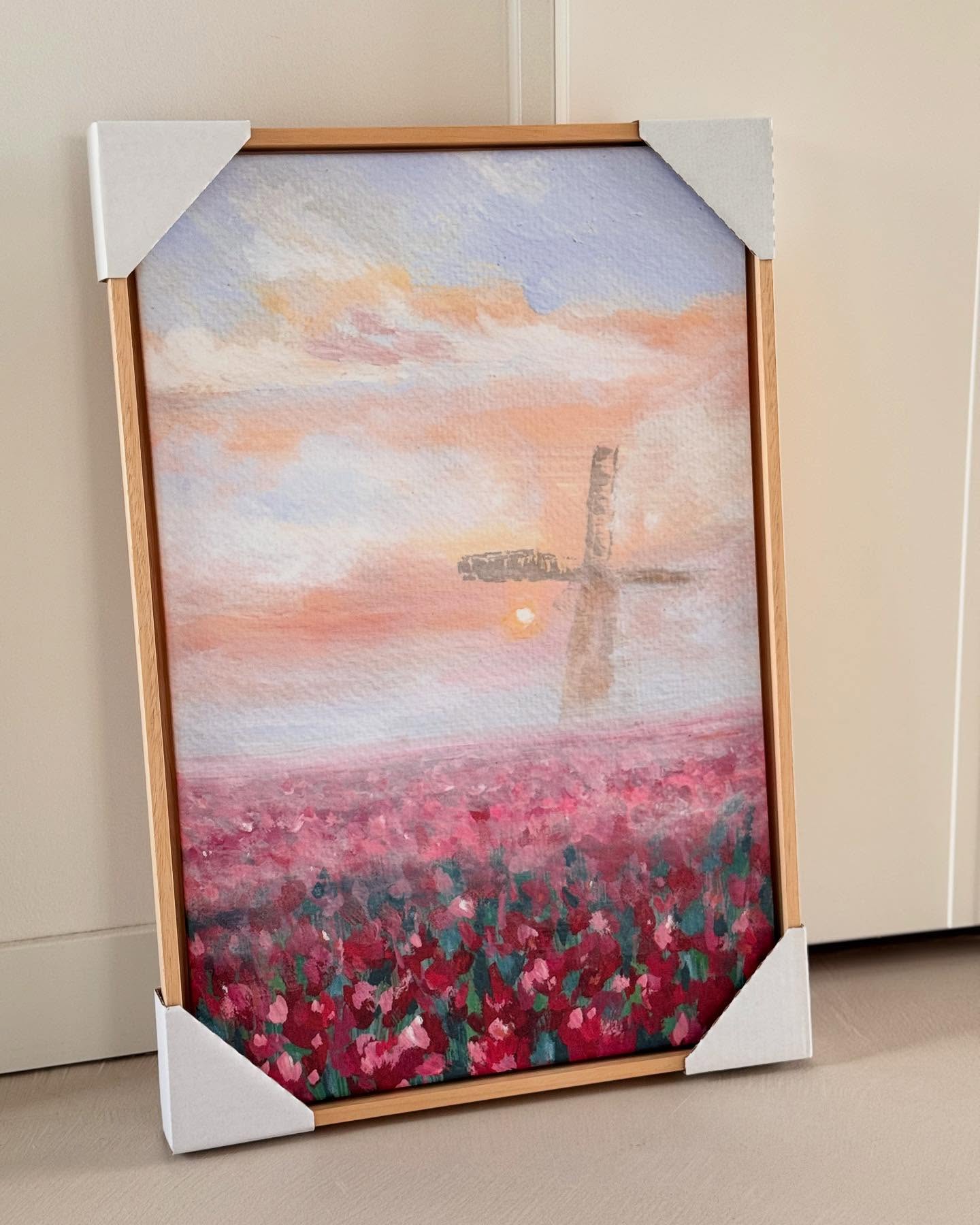 🌷Spring in the NL!… for one week only
This pretty tulips field painting is actually my framed canvas print in 40x60cm and she went to a 🦷dental clinic in Utrecht.
#utrechtart #canvasprints #tulipsfield #tulipslover #contemporaryartist