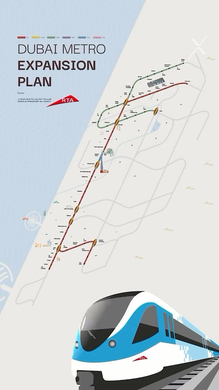 Dubai Metro is expanding! 🚇✨ Get ready for new routes, better connectivity, and faster commutes across the city. Stay tuned for all the updates on this game-changing project!
#DubaiMetro #FutureOfDubai #DubaiRealEstate