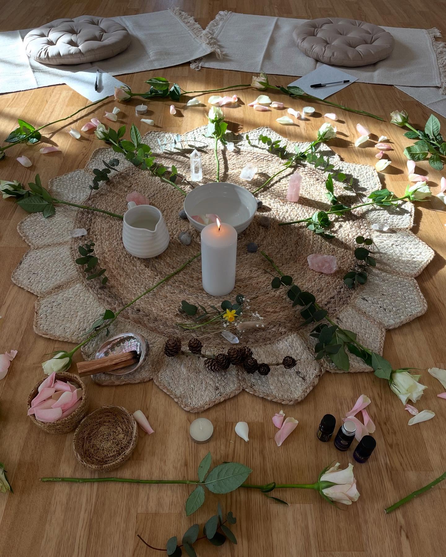 My first grief tending circle 🤍🕯️
It was such a beautiful honour to support a small group of courageous souls in my first grief tending circle on Sunday.
I still don’t have many words to share about how special it was to create and hold space in this way. And in many ways, I am keen to keep this close to my heart. But what I will say is that this is a very precious moment for me and one I will treasure forever.
To those that joined me, thank you for trusting me with your hearts 🤍
And to all those who have encouraged and supported me along this journey - I am so so grateful for you all 🙏🏼
I’m going to take some time to soak all of this in before I think about what comes next, but I will share more soon about my next offerings…
✨ Thanks to @westridge_studio for letting me use your beautiful space 🏠
✨ And thanks to @nourishingly_noshed for sharing the most delicious treats to help nourish us and our tender hearts 🥰