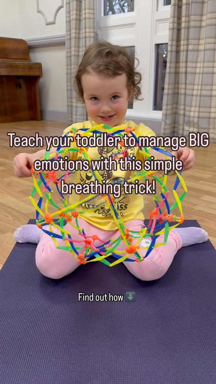 Big feelings can be overwhelming for little ones, but teaching mindful breathing early can make a world of difference!
The Hoberman Sphere (aka the “breathing ball”) is a fun, visual way to help kids slow down and self-regulate. As they open the ball, they take a deep breath in… and as they close it, they slowly breathe out.
✨ Try this when your child is:
✔ Feeling frustrated or overwhelmed
✔ Having trouble winding down
✔ Needing a moment of calm
Breathing together can help strengthen your bond while building lifelong emotional skills. 💛
Would you try this with your little one? Let me know in the comments! ⬇️ #MindfulParenting #ToddlerBreathing #BigFeelings #BreathingExercise #breathingtechniques #KidsYogaTeacher #SocialEmotionalLearning #KiddingAroundYoga #ChildrensYoga #MyYogiBairns