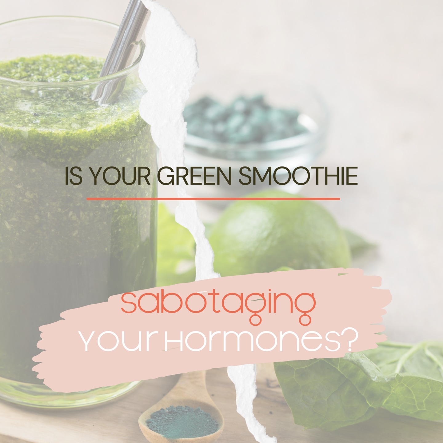 🚨The Hidden Dangers in Your Green Smoothie🚨
“Approximately 60% of women have weak digestion. Until they have strengthened their microbiomes, loading up on raw veggies will overwhelm their digestion.”
Here are 5 hidden dangers hiding in your ‘superfood’ smoothie – and what to do about them.
🥦 1. The Raw Veggie Roadblock
Raw greens? Cute in theory, but tough on digestion. If you’re constantly bloated, gassy, or struggling with gut issues, or if you suffer from Candida, infertility, allergies or a suppressed immune system, your smoothie might be the culprit.
💡 Solution: Lightly steam your greens before blending. Your belly will thank you.
🍃 2. Oxalic Acid Overload
Spinach, beet greens, kale, and Swiss chard sound healthy, until you realize they’re loaded with oxalates; compounds that can lead to kidney stones and thyroid issues.
Oxalate toxicity is especially dangerous if you have hypothyroidism, Candida, vulvodynia, nutrient/mineral deficiencies, fibromyalgia, intestinal flora/gut imbalance, osteoporosis or arthritis.
💡 Solution: Stick to 3-4 servings per day. Balance is key.
🍬 3. Sneaky Sugar
You thought you were being good, but your smoothie is basically dessert in disguise. Between sweetened nut milks, protein powders, and high-sugar fruits, your blood sugar suffers.
💡 Solution: Eliminate dried fruit. Use unsweetened ingredients and opt for low-sugar proteins like chia, chlorella or pea protein isolate.
🥬 4. Goitrogens vs. Your Thyroid
Kale, bok choy, cabbage, cauliflower and broccoli are amazing, unless they’re messing with your thyroid. These veggies contain goitrogens, which can interfere with iodine absorption and hormone balance.
💡 Solution: Lightly steam cruciferous veggies before adding them to your smoothie. Protect that thyroid!
🦠 5. The Stowaway Problem
Raw produce = bacteria and parasites hitching a ride straight into your gut. Immune system? Overloaded.
💡 Solution: Wash all produce thoroughly or make a DIY lemon rinse:
🍋 1 tbsp lemon juice + 2 tbsp white vinegar + 1 cup water = squeaky clean veggies.
The moral of the smoothie story? Healthy doesn’t always mean hormone-friendly.
Balance is queen. 👑
#hormones #smoothies