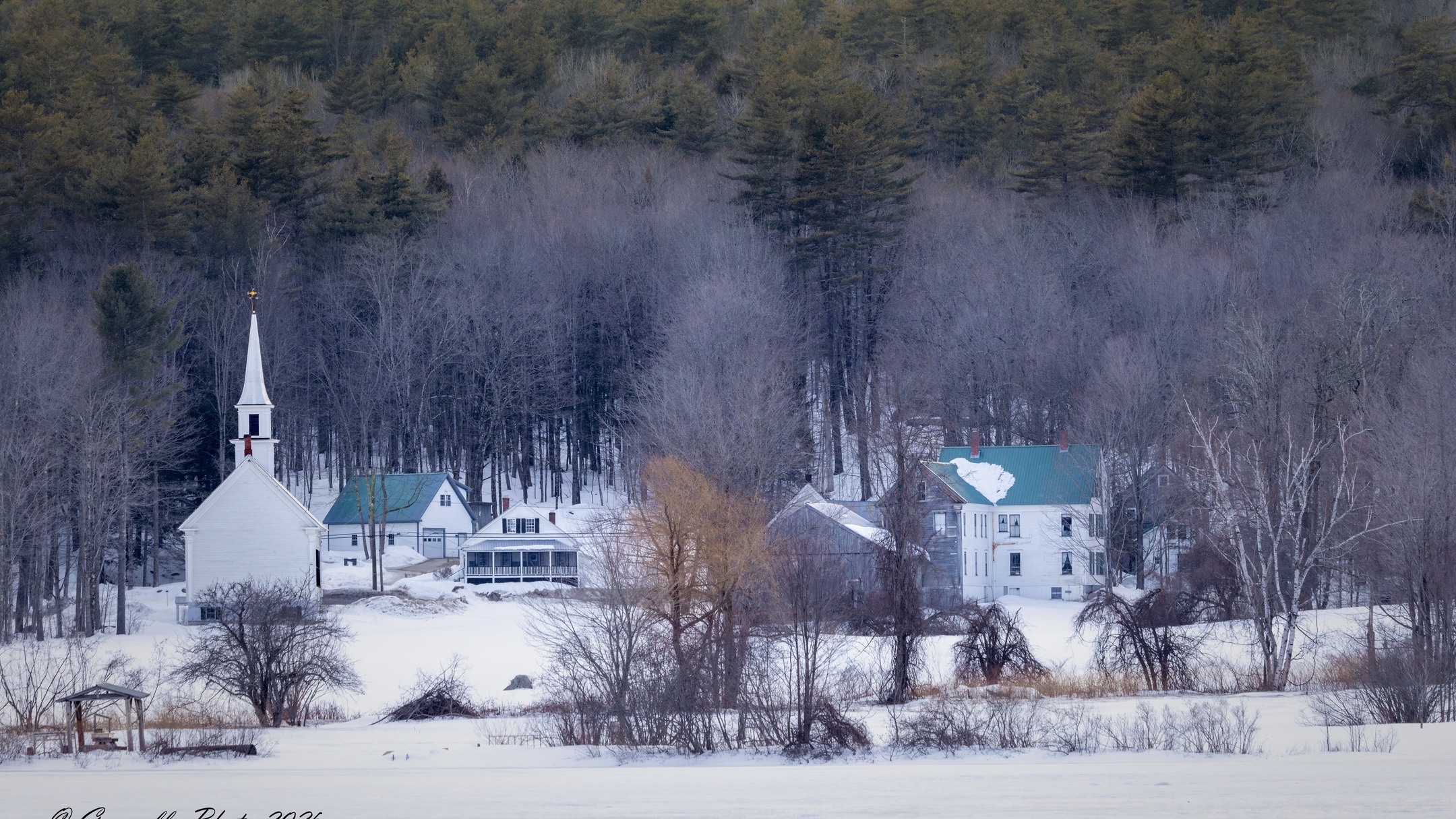 Finally! It's taken some time, but I finally captured one of my favorite landscape scenes under a blanket of beautiful snow. Eaton NH and the Little White Church on a late winter day in March 2025.