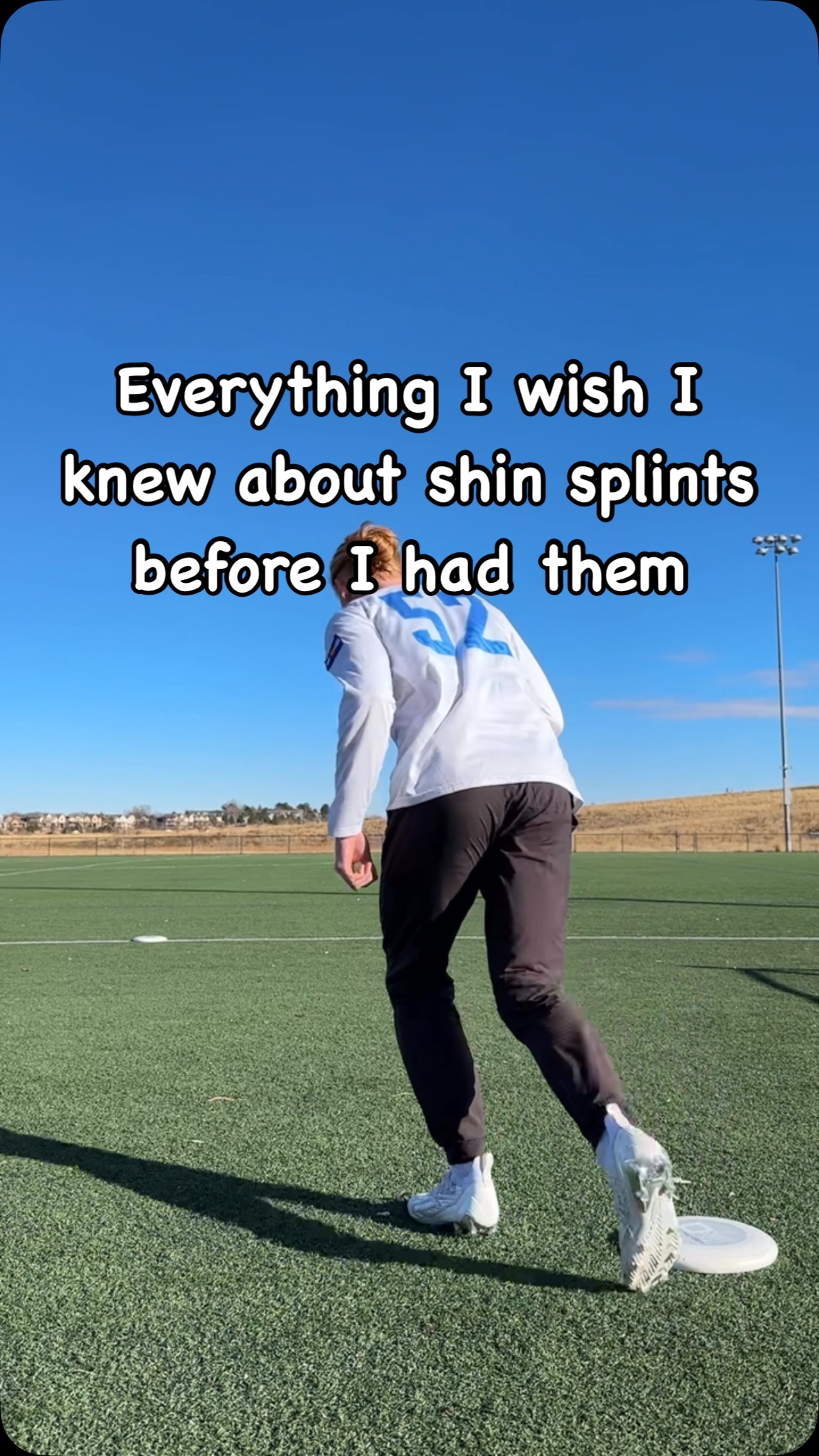 Everything I Wish I Knew About Shin Splints:
I suffered from shin splints all through high school and college. It felt like I tried everything under the sun to fix them, but I was approaching it all wrong.
Shin splints are like rust — if you catch it early and do the right things, you can keep it clean. But if you ignore it and keep pushing through the winter, it’s only going to get worse.
1. Doing more wasn’t helping.
My shins ached so badly, and I kept hoping that massaging them, exercising my calves, and strengthening my anterior tibs would fix it. But the truth is, if I had just taken a break and let my shins actually heal, I probably would have been fine.
2. It wasn’t a strength issue.
I fell for the advice I saw everywhere — endless calf raises and tib raises. While that wasn’t necessarily hurting me, it wasn’t fixing the problem either. As soon as I started running again, my shins would ache.
3. Off-season and pre-season work are key.
This was the game-changer. I started incorporating pogos and skips throughout the off-season, then gradually progressed to bigger plyos during the late off-season and early pre-season. Once I started playing, I made sure to pick my battles and avoid doing too much — I didn’t need to hit every pickup game and tryout under the sun.
The result? I finally made it through my first season shin-splint free and have stayed that way ever since.
If you’re dealing with shin splints, don’t just throw more exercises at the problem. Prioritize rest, smart progression, and consistent plyos to stay ahead of it.