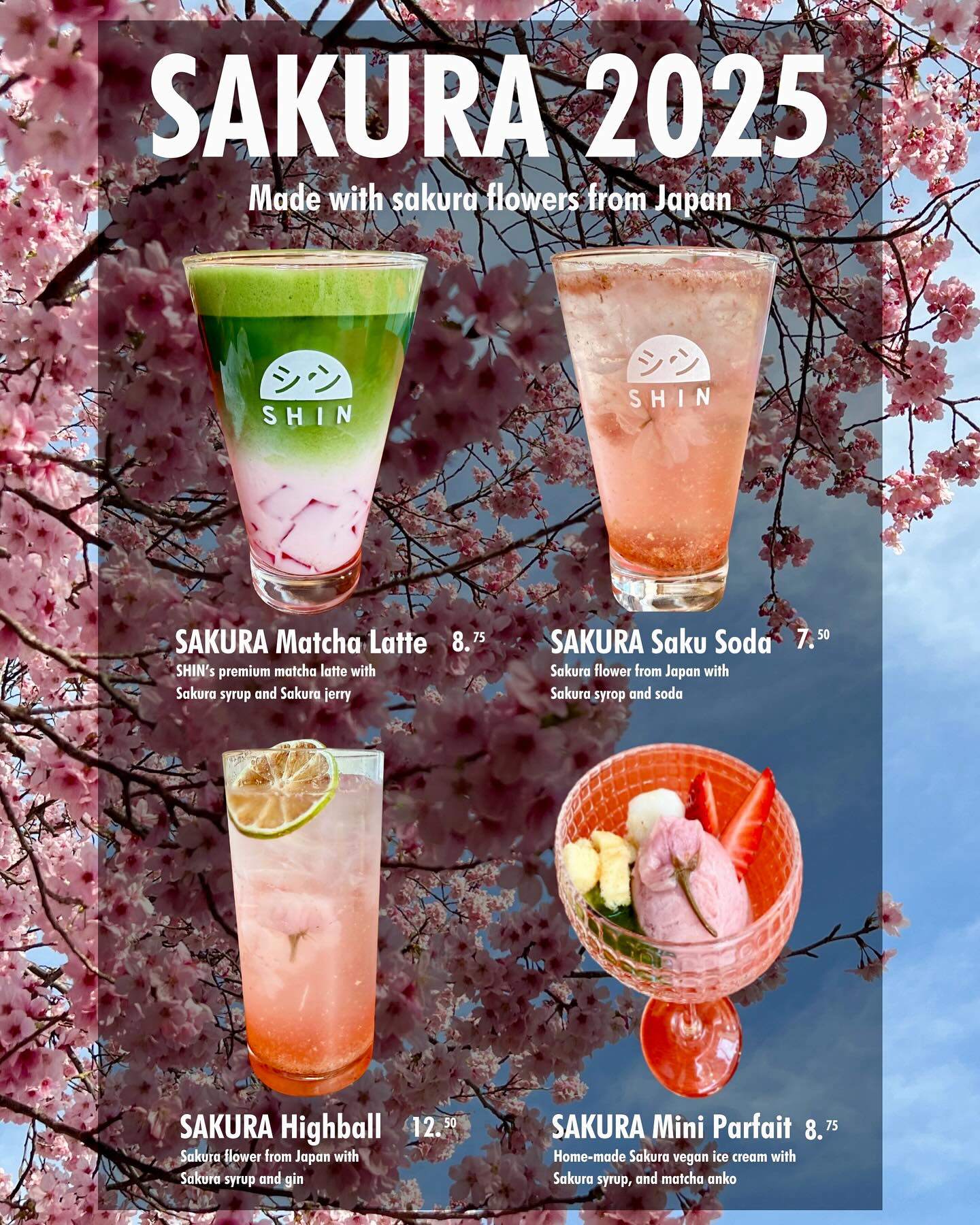 🌸LIMITED🌸SAKURA 2025 start blooming from March 12🌸
Which one will gonna be for your favorite?🥰
This year Sakura mochi ice cream is VEGAN 🌱 so more people can enjoy😉
Wishing everyone have wonderful SPRING in 2025🥰
#japanesefood
#japaneseculture
#feeljapanatshin
#sakura
#rotterdam
#桜