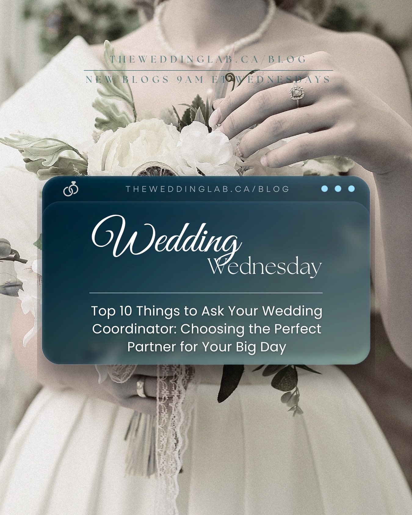 Choosing the Perfect Wedding Coordinator: 10 Questions to Ask Before You Book!💍✨
Your wedding coordinator will be your go-to person on one of the most important days of your life—so how do you make sure they’re the right fit? We’ve rounded up the top 10 questions you need to ask before making your decision! From understanding their approach to handling wedding-day hiccups to knowing what’s included in their services, we’re covering it all.
Head to The Lab Report for the full list and start your journey to a seamless, stress-free wedding day!
📖 Read now at theweddinglab.ca/blog
#WeddingPlanning #WeddingCoordination #Engaged #WeddingTips
