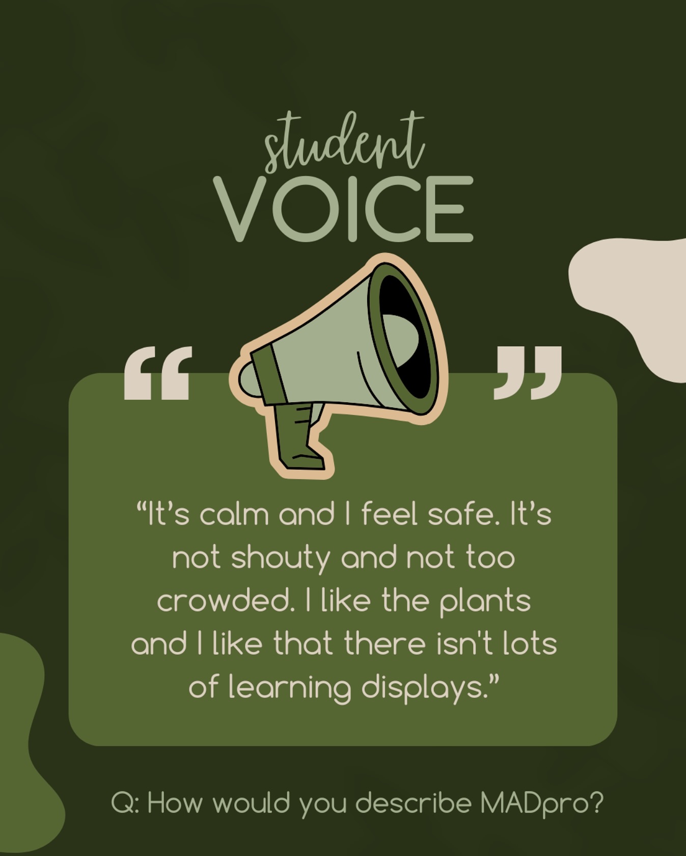 Student voice π
.
.
.
#madProvision #alternativeProvisionSheffield #AlternativeProvisionSheffield