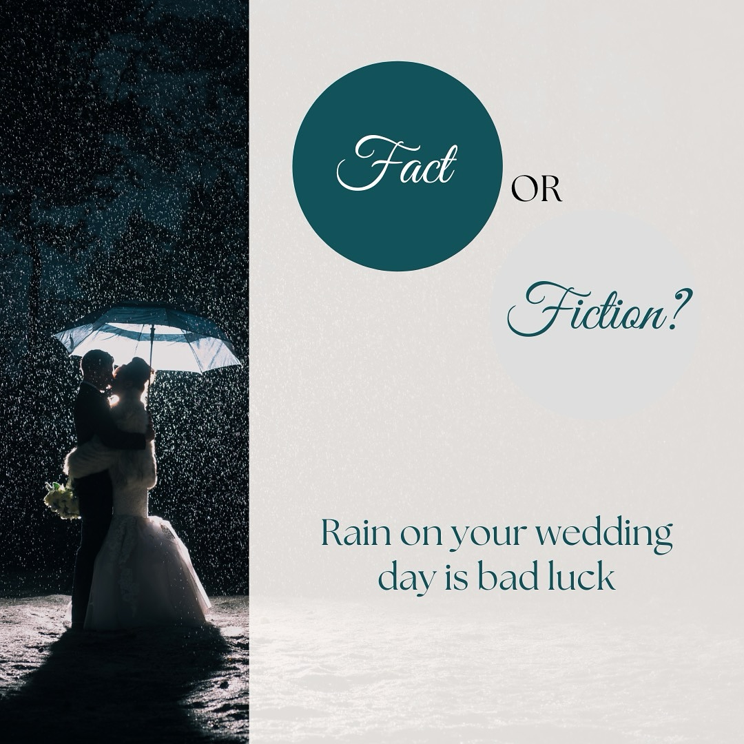 “Rain on your wedding day is bad luck.”
💍✨ Wedding Myth or Fact?
There’s a lot of wedding advice out there—some helpful, some... not so much. Let’s put your wedding knowledge to the test in this series!
☔ MYTH ☔
Many cultures actually see rain as a sign of good luck! In Hindu tradition, rain symbolizes purification and fertility, while in Italy, they say “Sposa bagnata, sposa fortunata” (a wet bride is a lucky bride).
💡 Instead of dreading rain, embrace the romance of it:
✨ Overcast skies = Gorgeous, moody wedding photos 📸
✨ Raindrops = A cozy, intimate atmosphere
✨ Clear umbrellas = Cute wedding accessories ☂️
📍 TWL Tip: Have a rain plan (covered ceremony spaces, stylish umbrellas, and cozy indoor options) so nothing dampens your day!
📩 Let’s chat about your dream wedding:
theweddinglab.ca | theweddinglabcanada@gmail.com | or through our DMs
#RainyDayWedding #WeddingSuperstitions #LuckyBride #WeddingPlanningTips #OntarioWedding #SayIDoRainOrShine #KingstonWeddings